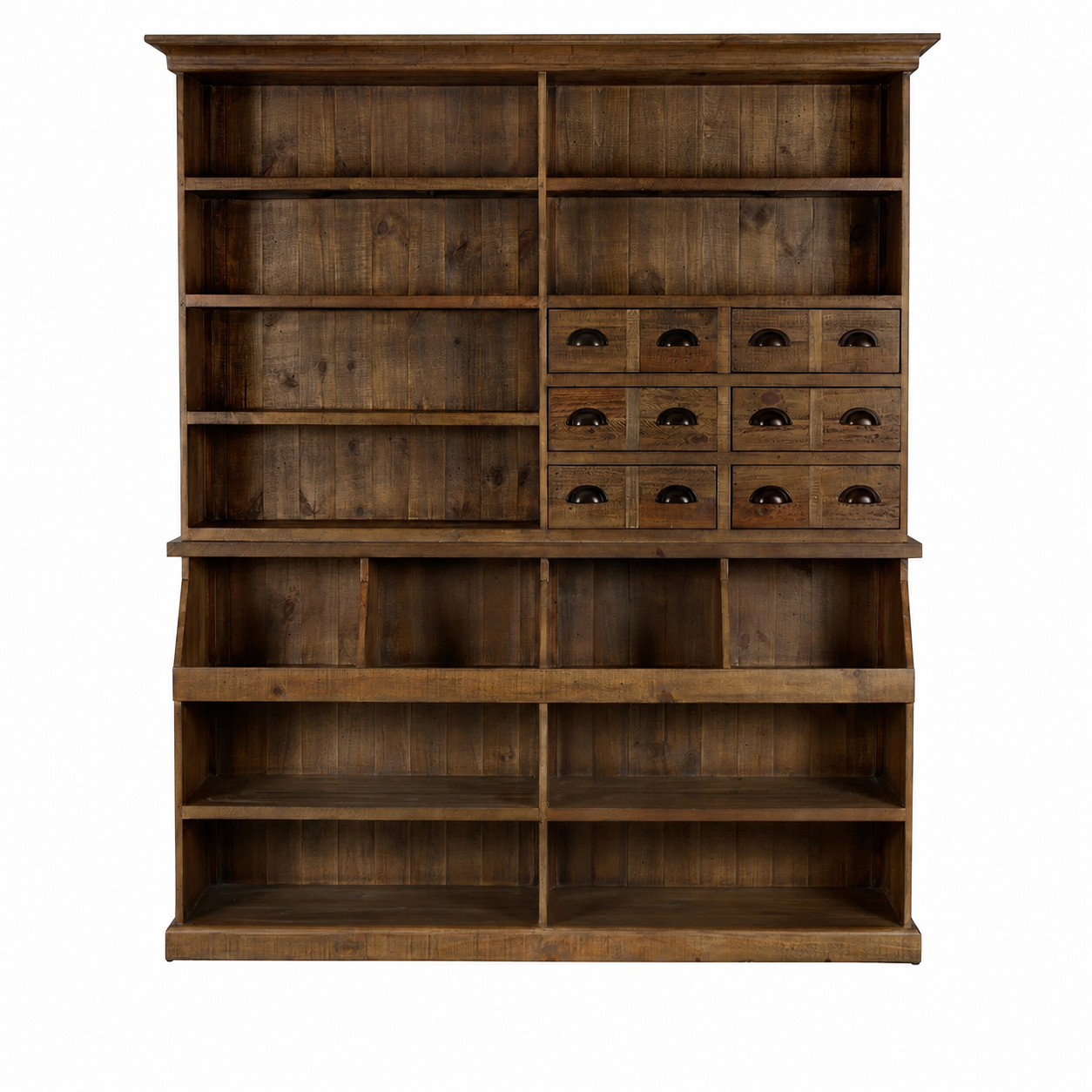 Old Market Pine Display Cabinet