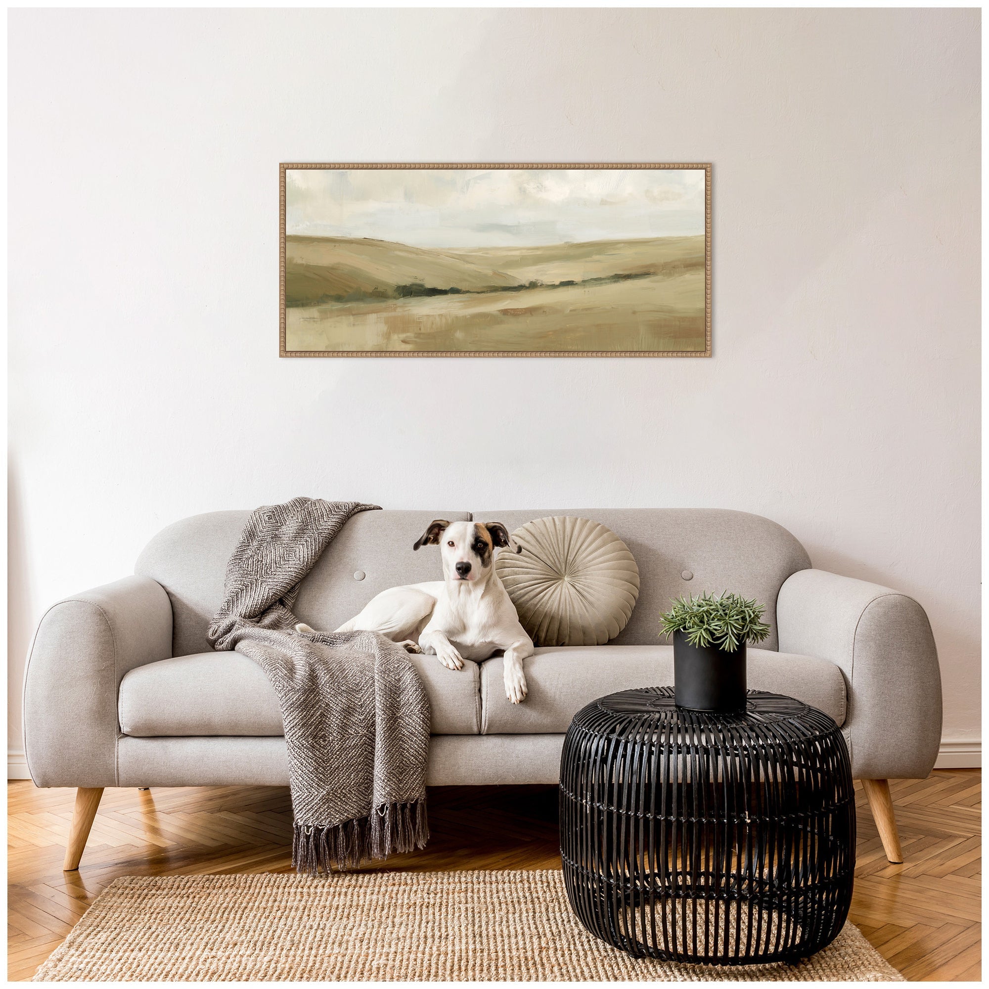 Whispering Meadows II Panel by Amy Lighthall Framed Canvas Wall Art Print