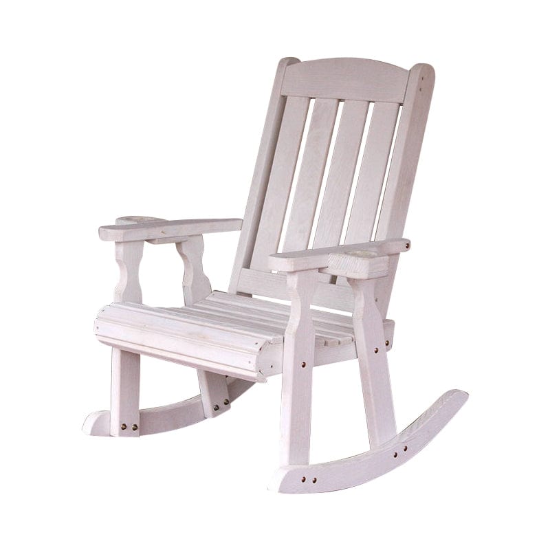 Amish Casual Heavy Duty 600 Lb Mission Treated Rocking Chair