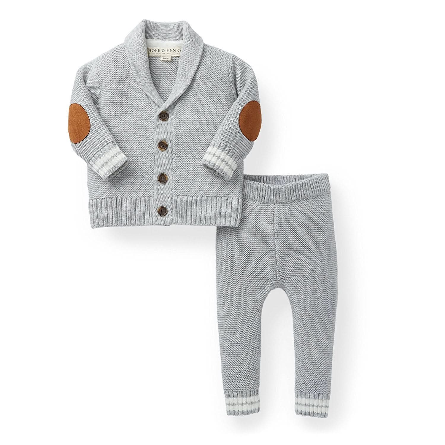Organic Cardigan and Sweater Legging - Boxed Gift Set