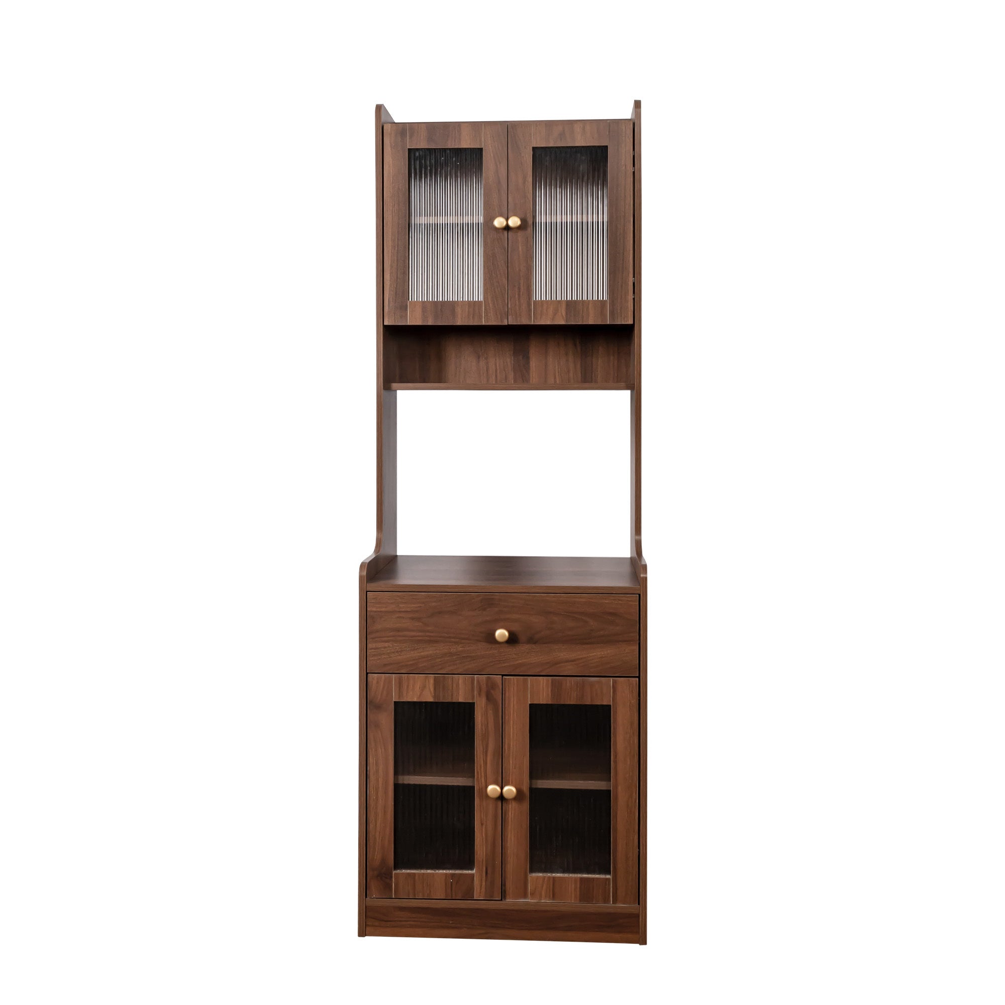 Kitchen Pantry Hutch Storage Cabinet Farmhouse Style