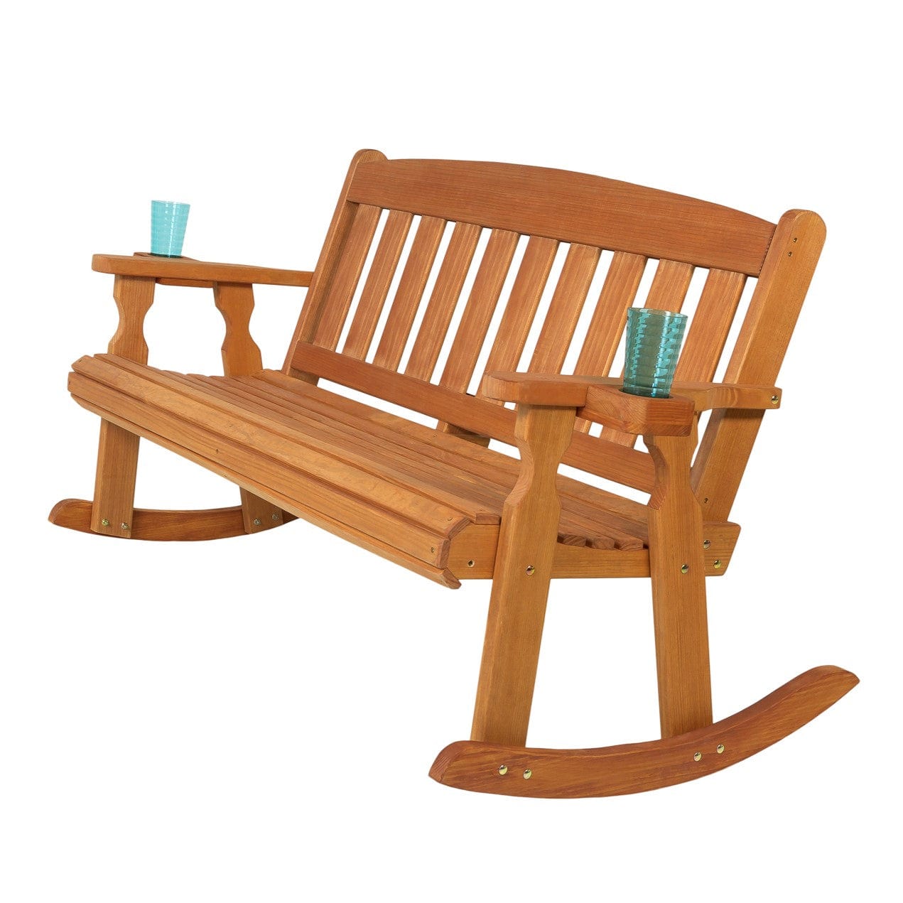 Amish Casual Heavy Duty Mission Outdoor Double Rocker