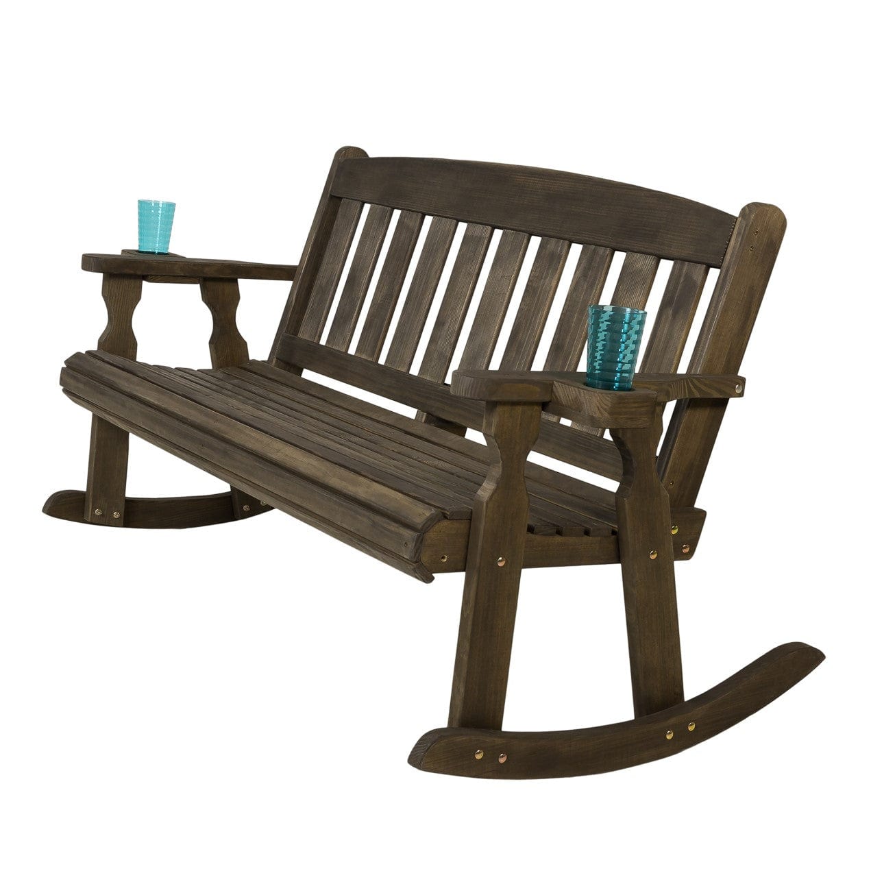 Amish Casual Heavy Duty Mission Outdoor Double Rocker