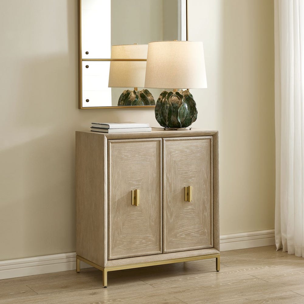Aveline Cerused Oak Cabinet