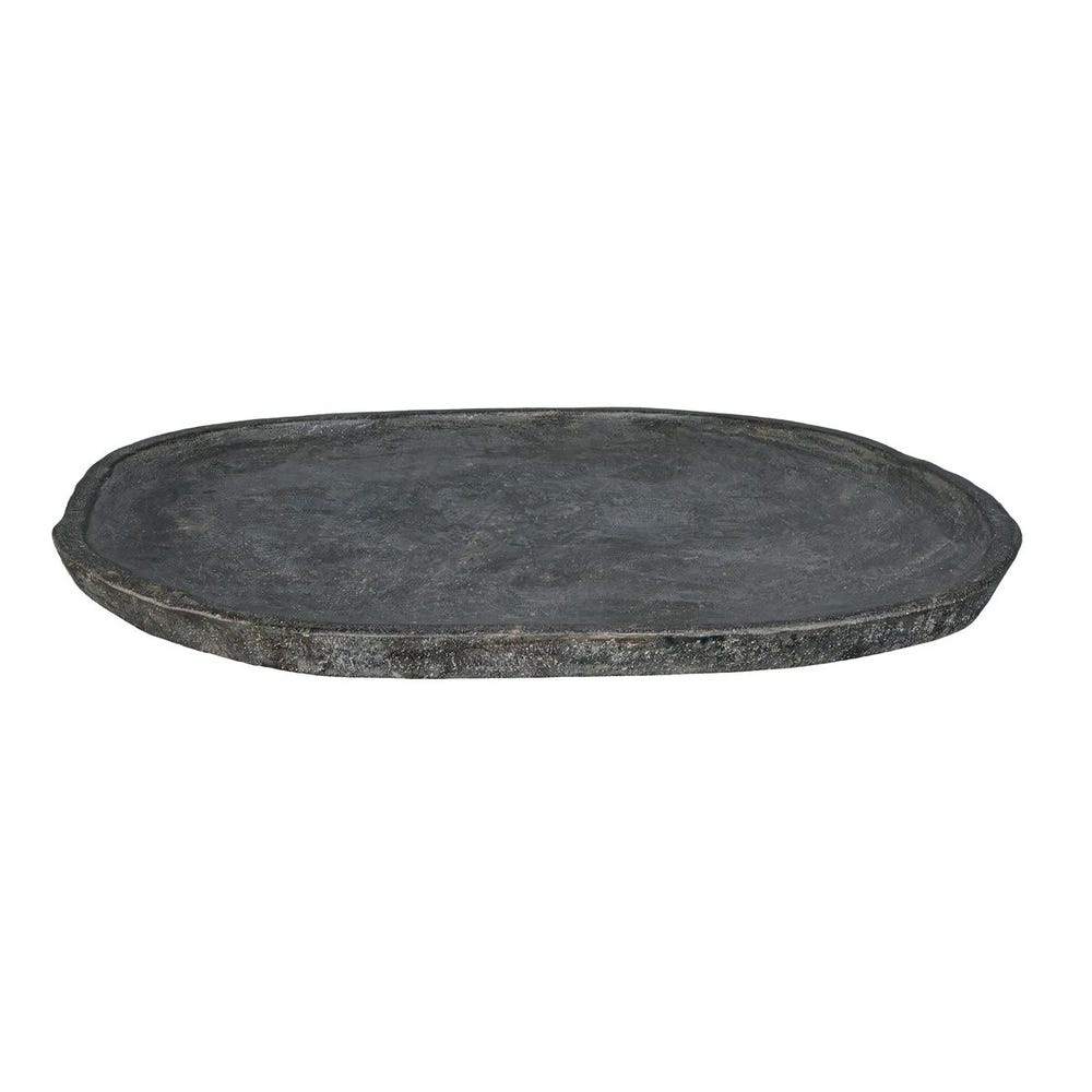 Charcoal River Stone Indoor Outdoor Tray