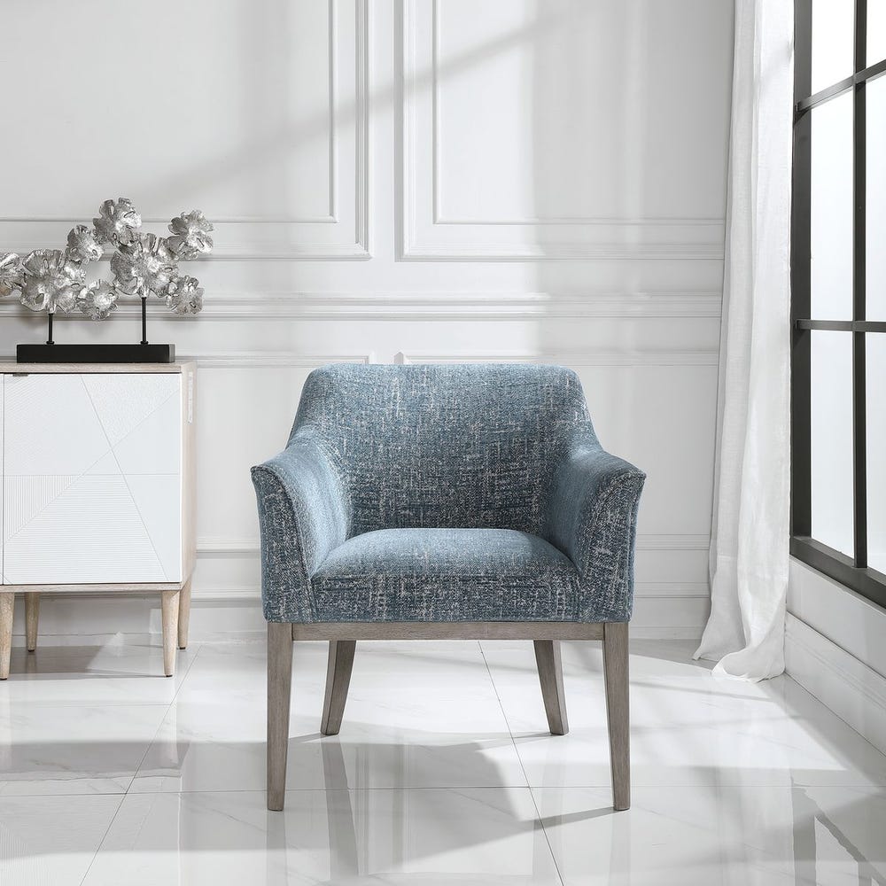 Sierra Marled Chenille Accent Chair
