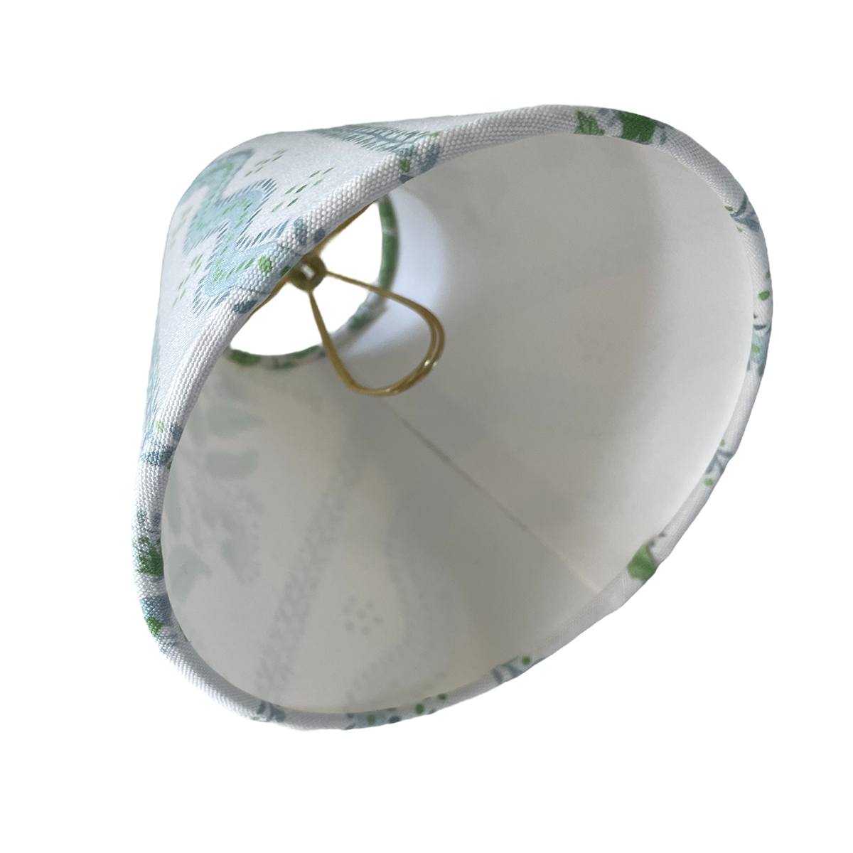 Blue Floral Sconce Shade in Honey Bee