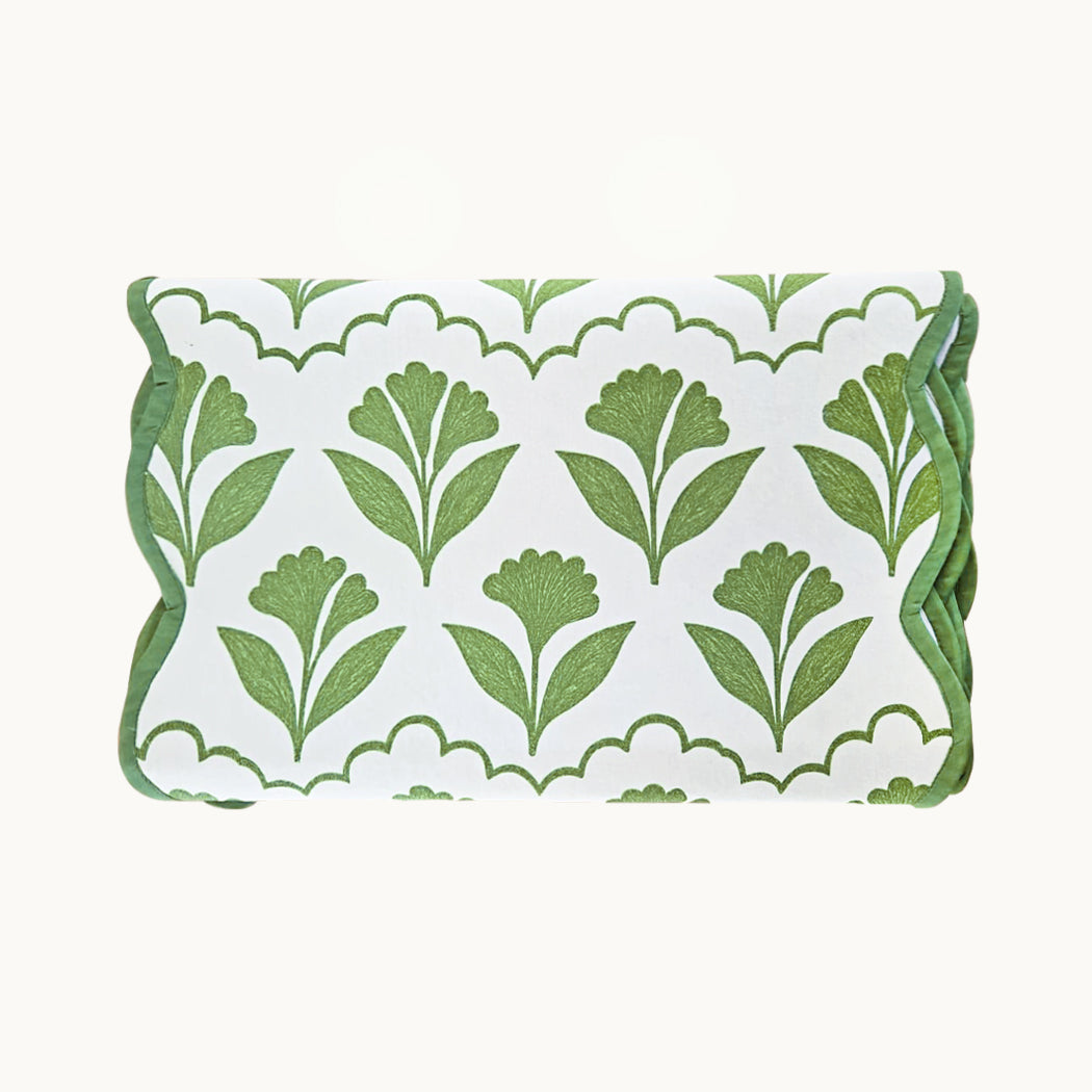 Josephine Green Floral Table Runner