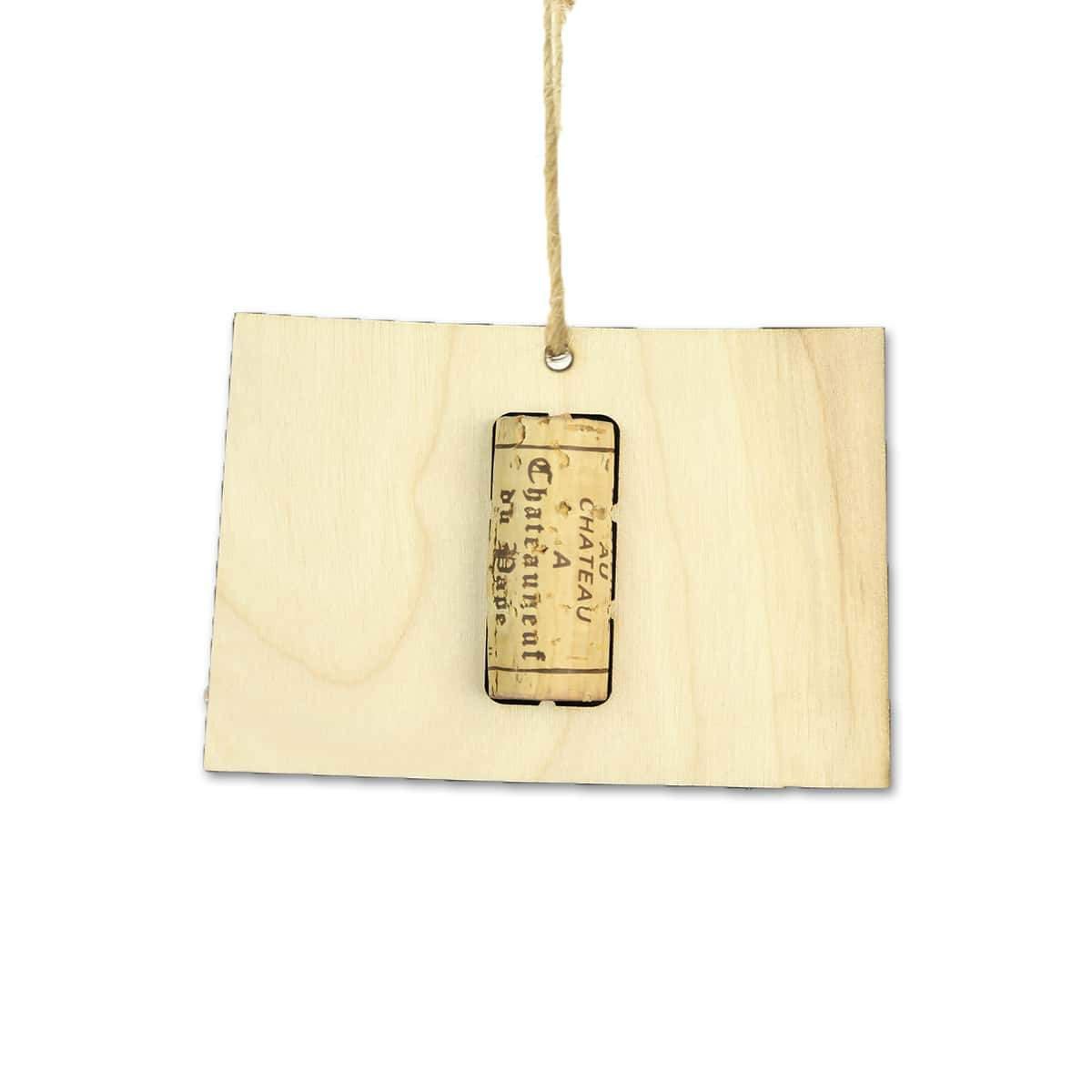 Colorado Wine Cork Holder Ornaments