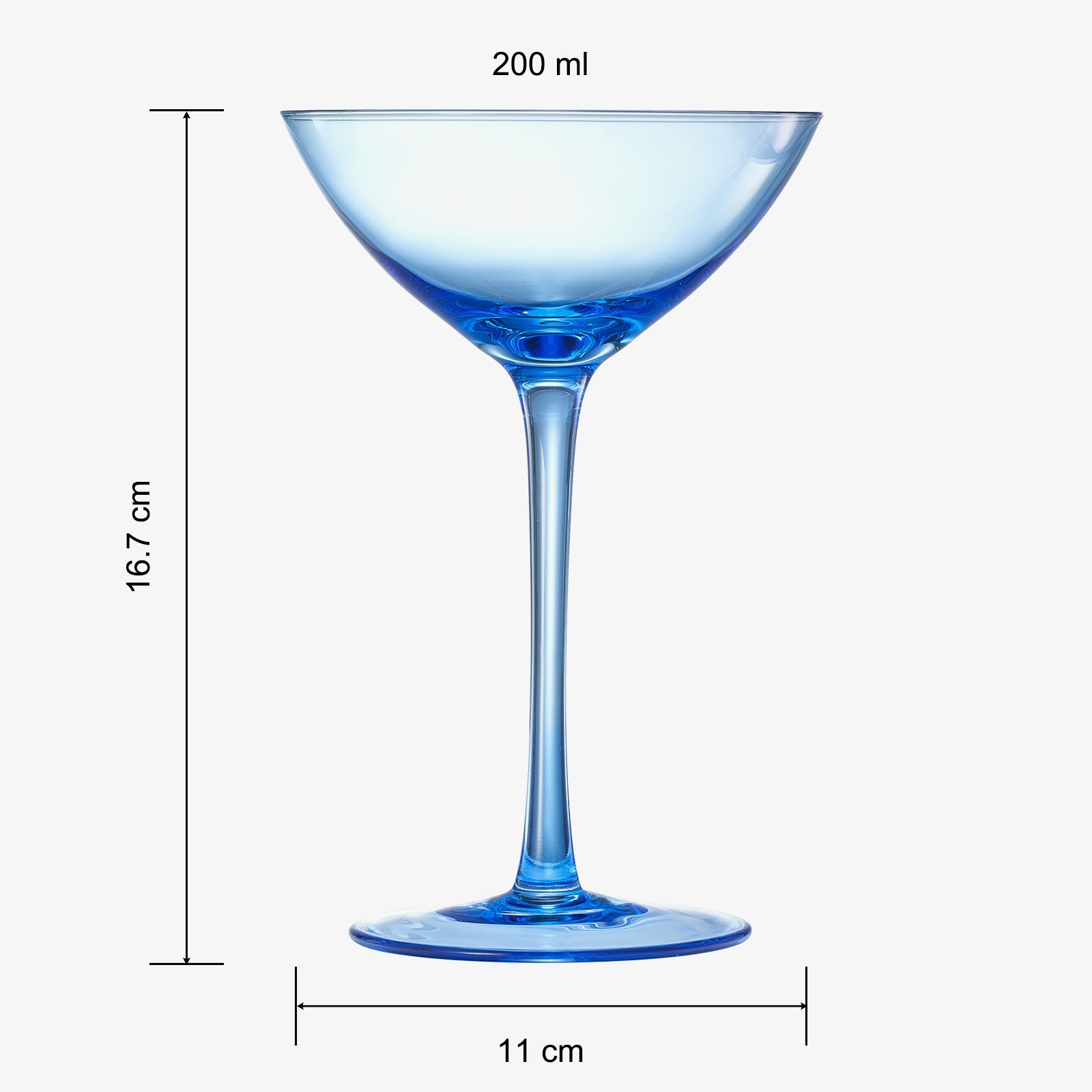Colored Coupe Glasses Set Of 6 12 Oz Classic Cocktail Glassware For Champagne Martini Manhattan Cosm