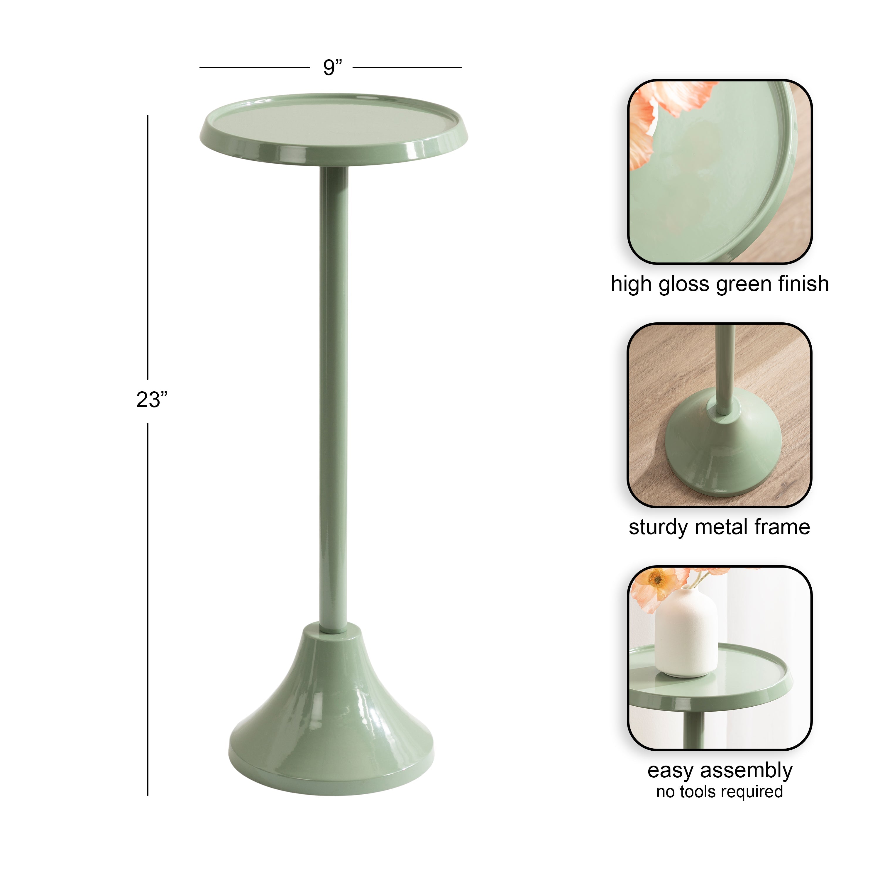 Sanzo Metal Drink Table