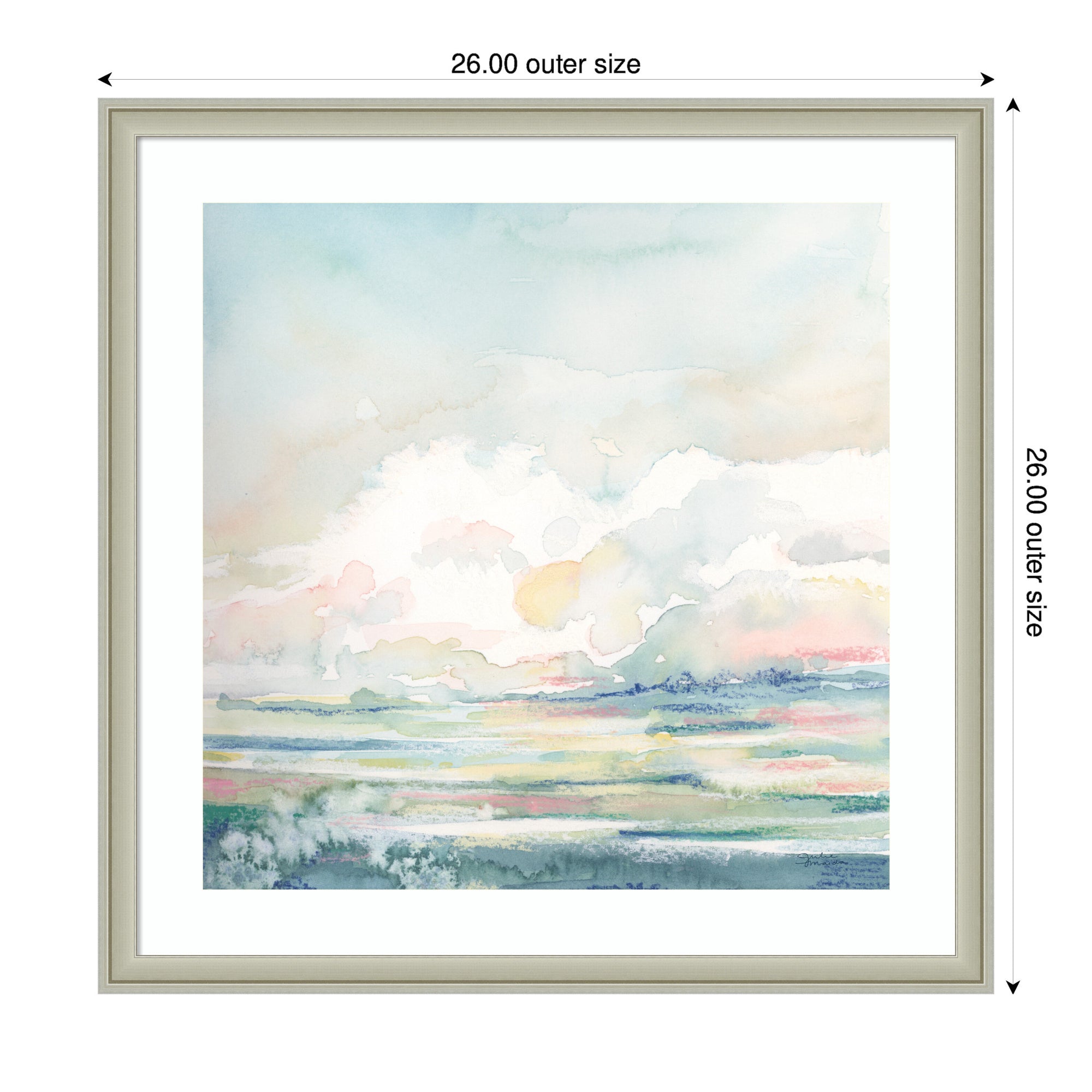 Framed Art Stillness by Julie Maida