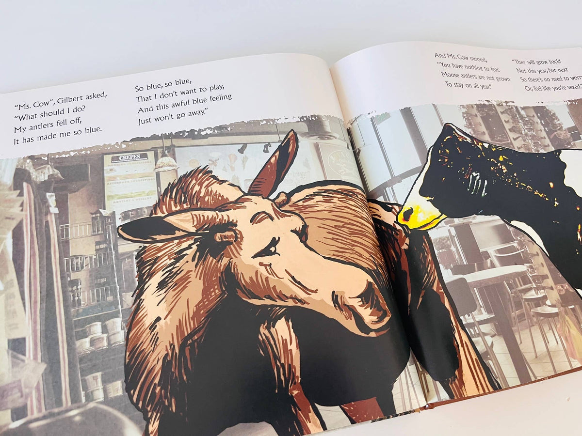 Gilbert the Moose Loses His Antlers - children's book
