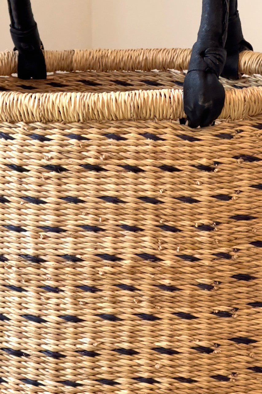 Hold Everything Hamper - Horizontal Black Dashes