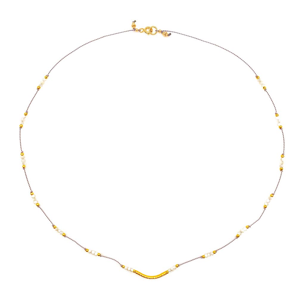Crescendo Necklace - Mother of Pearl