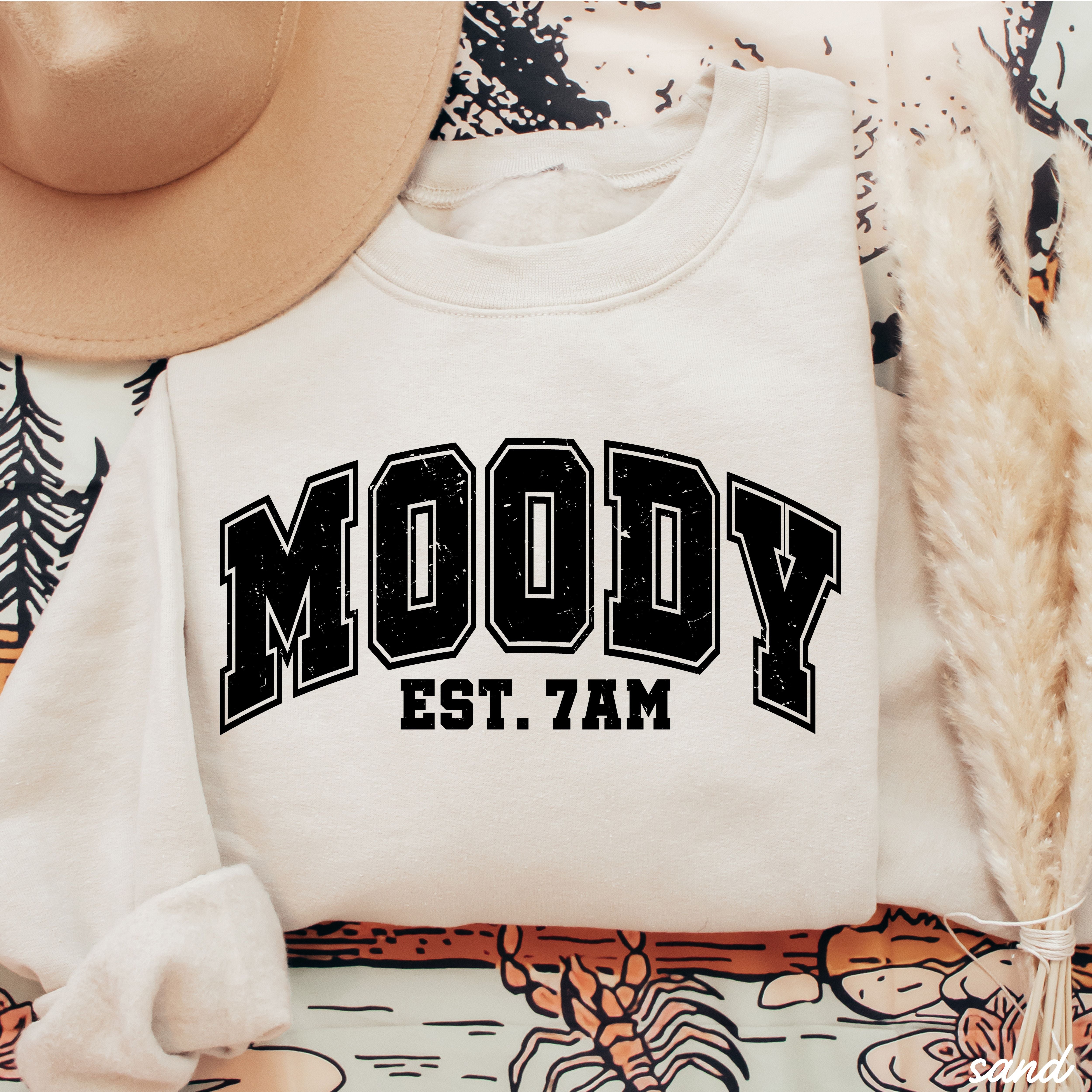 Moody 7am Sweatshirt *7 Colors (S-3X)