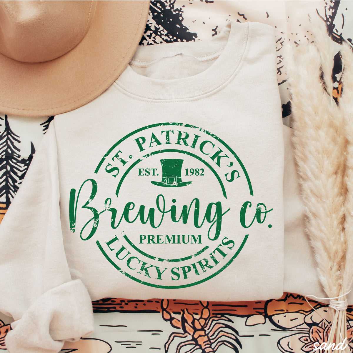 St. Patrick's Brewing Sweatshirt *5 Colors (S-3X)