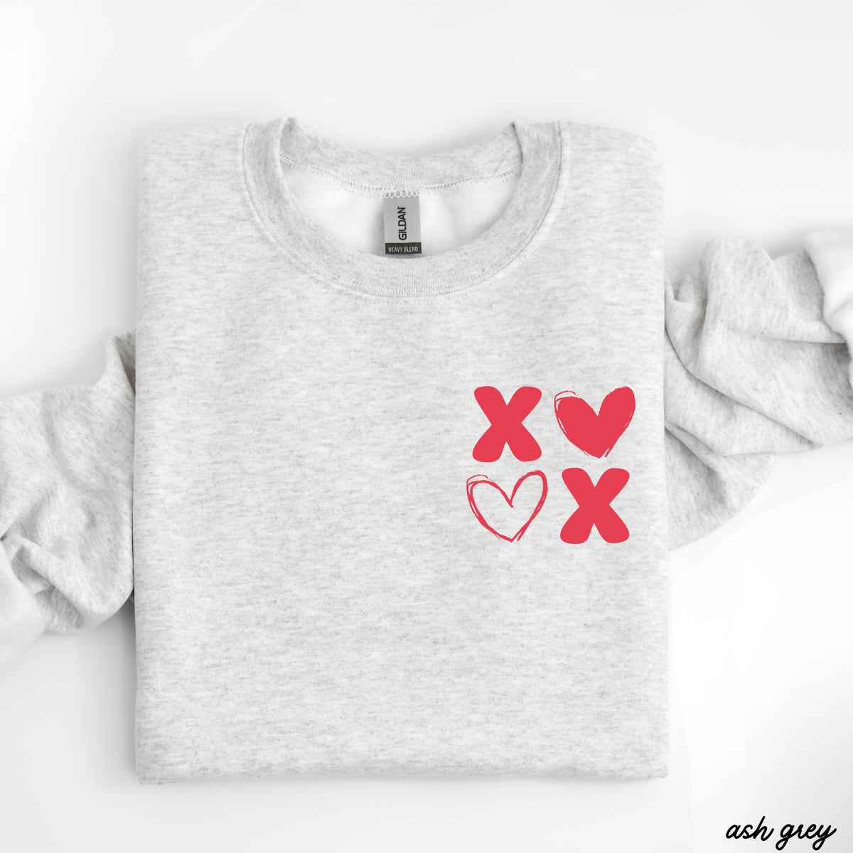 Pocket XOXO Sweatshirt *8 Colors (S-3X)
