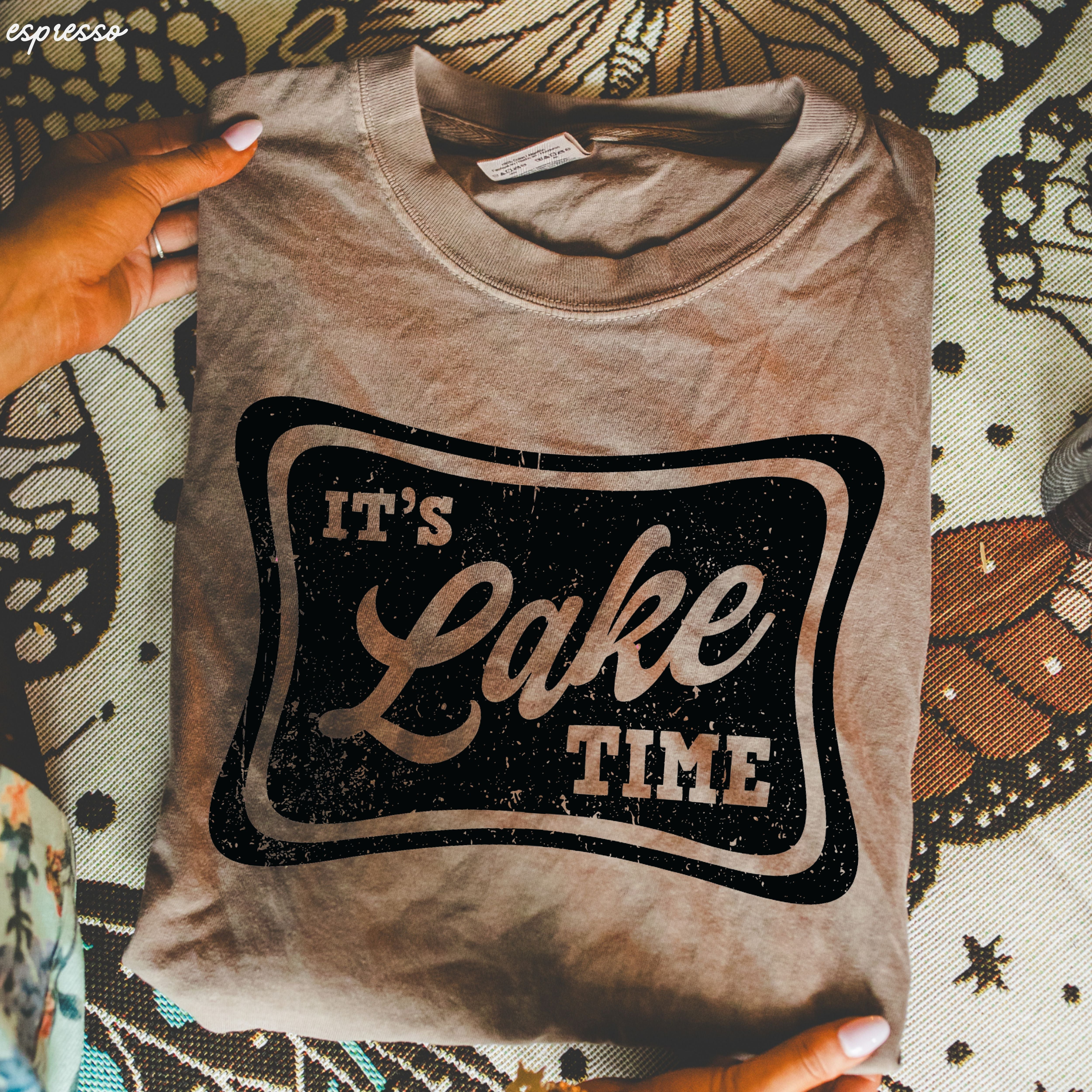 Lake Time Tee *16 Colors (S-3X)