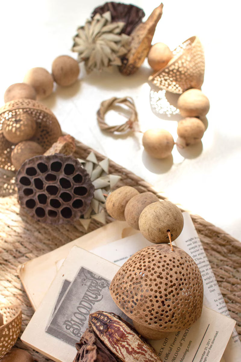 Waverly Dried Botanical Garlandn (Set of 4)