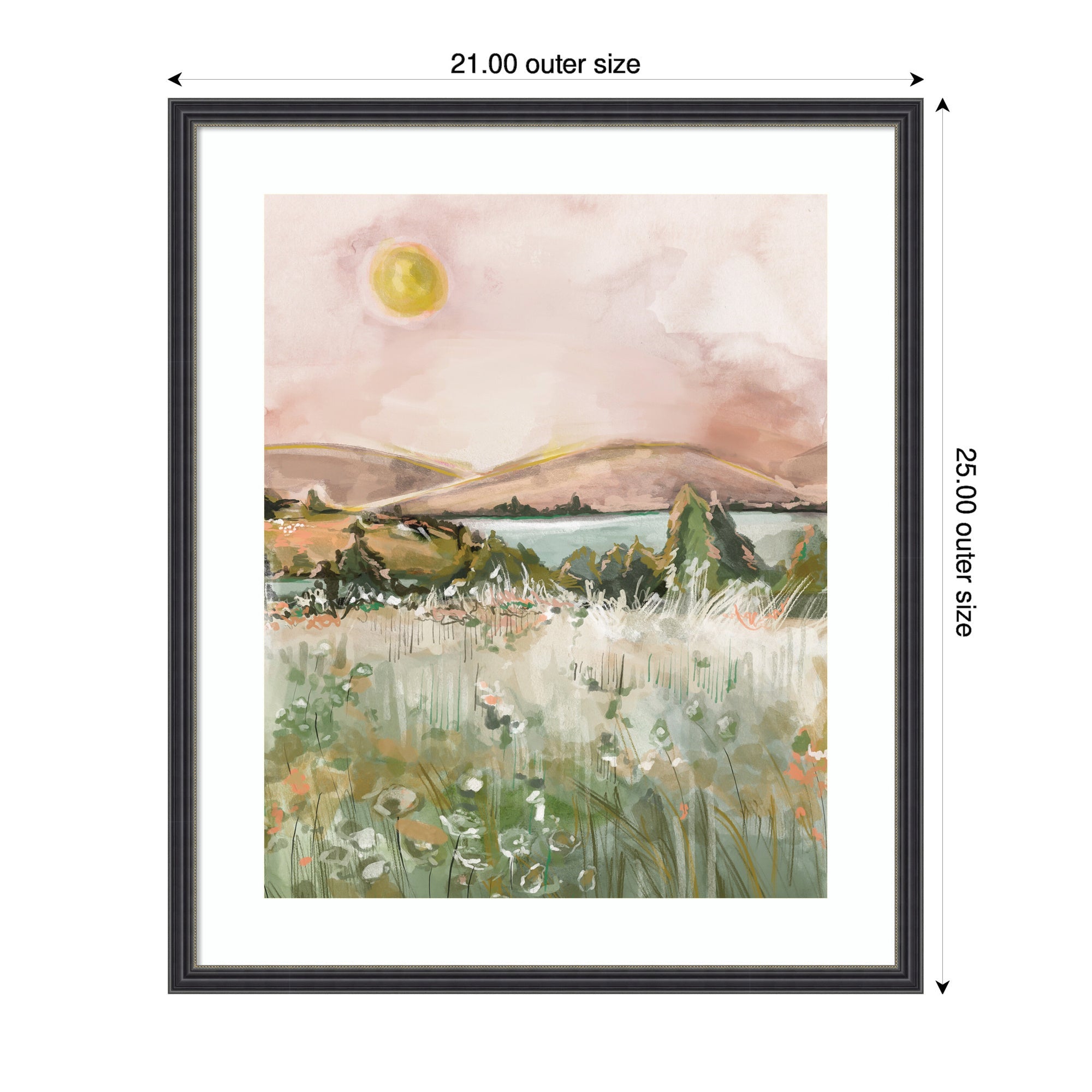 Framed Art Neutral Landscape 02 by Annie Quigley