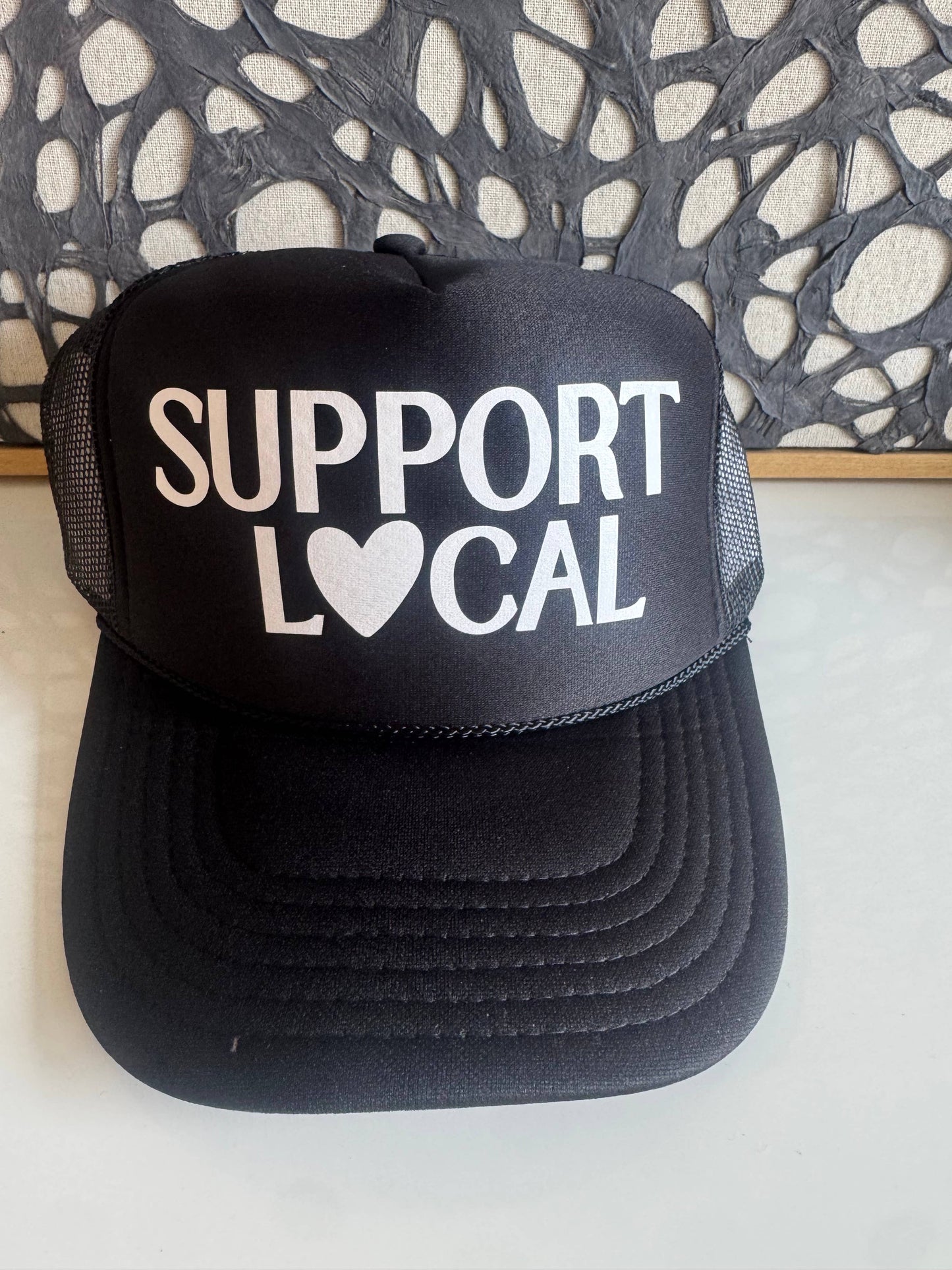 Support Local - Black Trucker