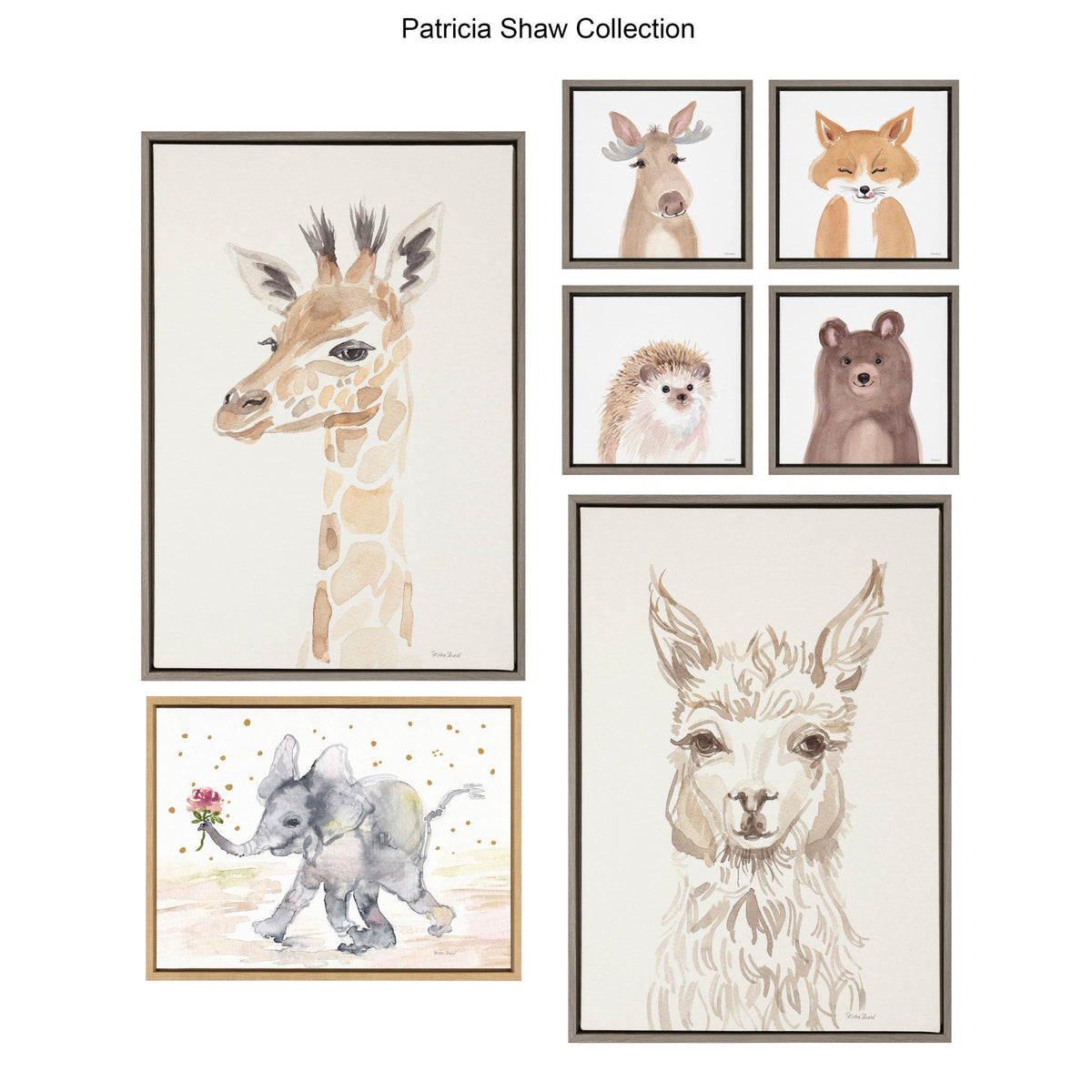 Sylvie Barn 1 Framed Canvas by Patricia Shaw