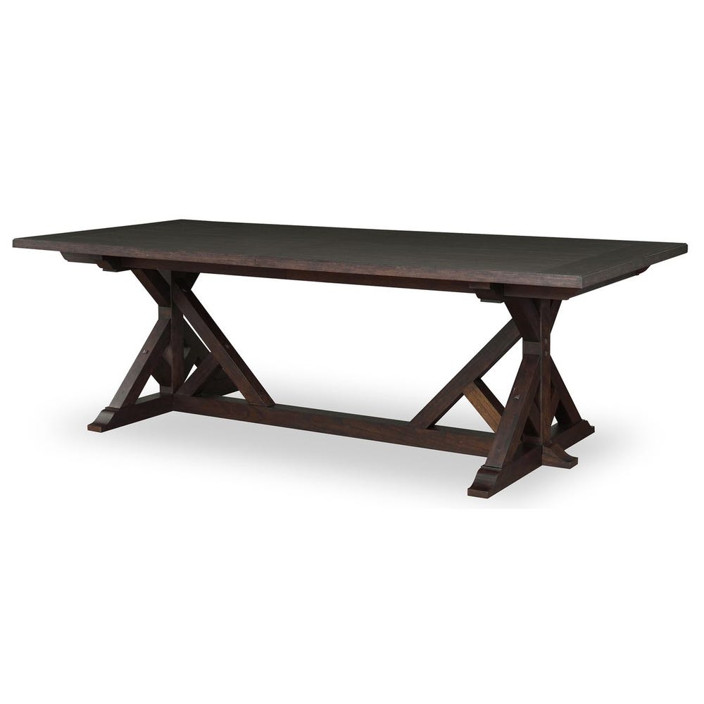 Charleston 98–118" Oak Extension Dining Table