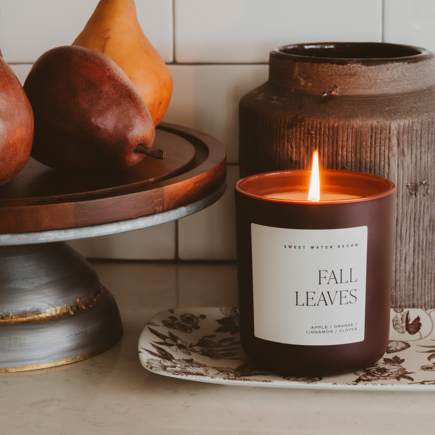 *NEW* Fall Leaves 15 oz Candle, Matte Jar