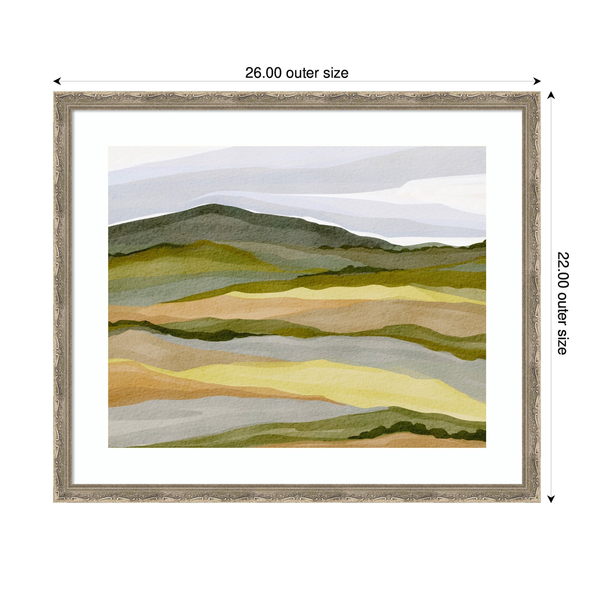 Framed Art Gentle Wilderness by Nikita Jariwala