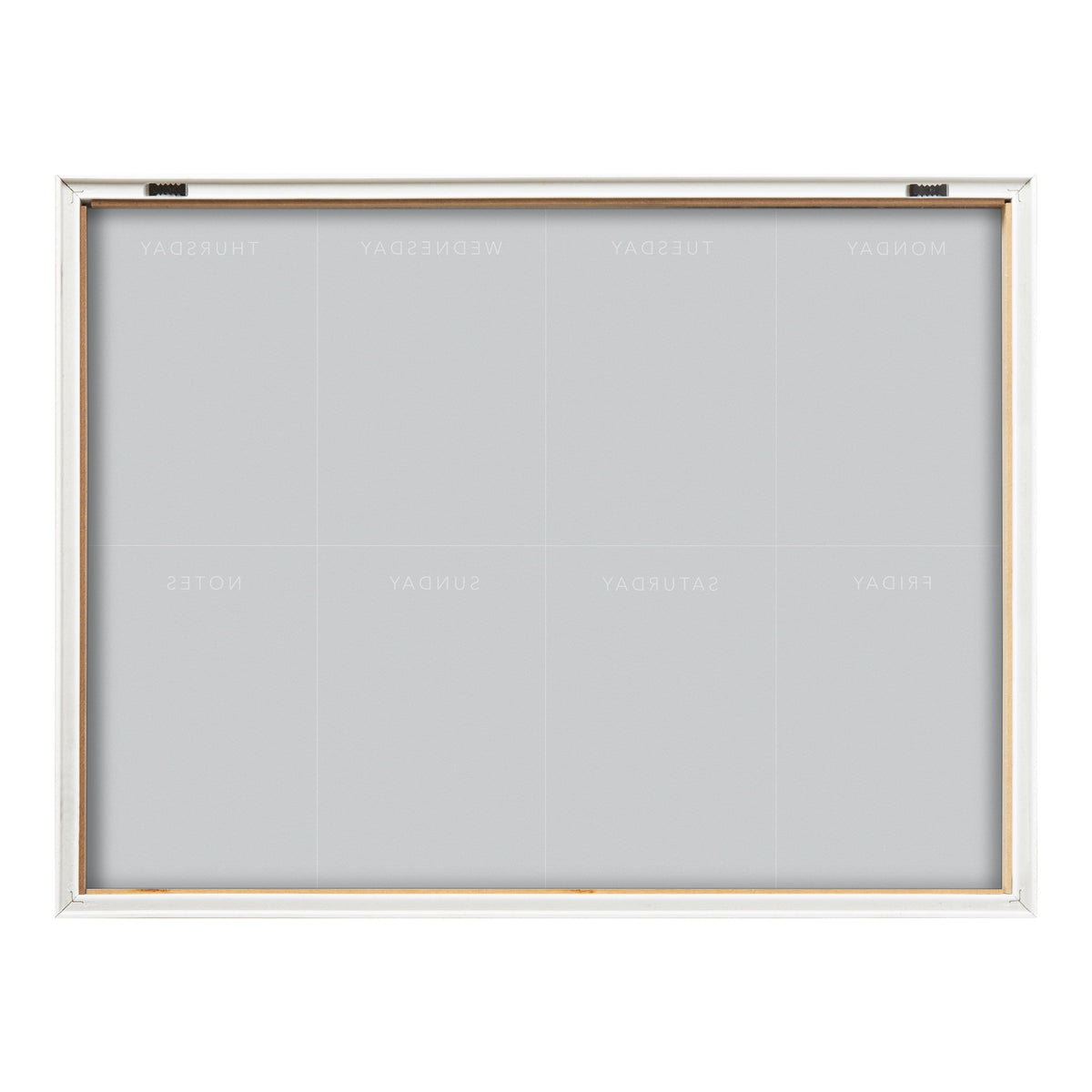 Blake This Week Black Framed Printed Glass by The Creative Bunch Studio