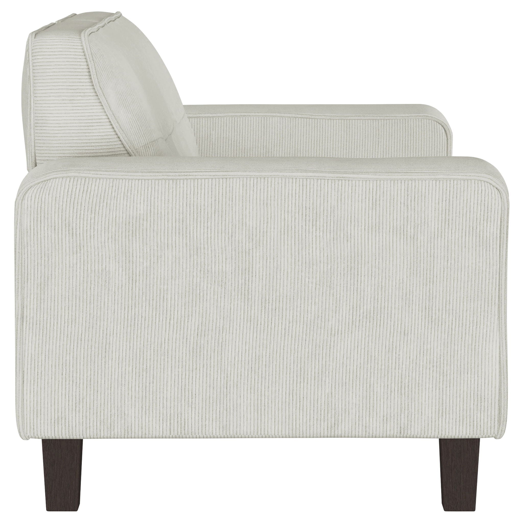 Xana - 2 Piece Upholstered Track Arm Sofa Set - Greige