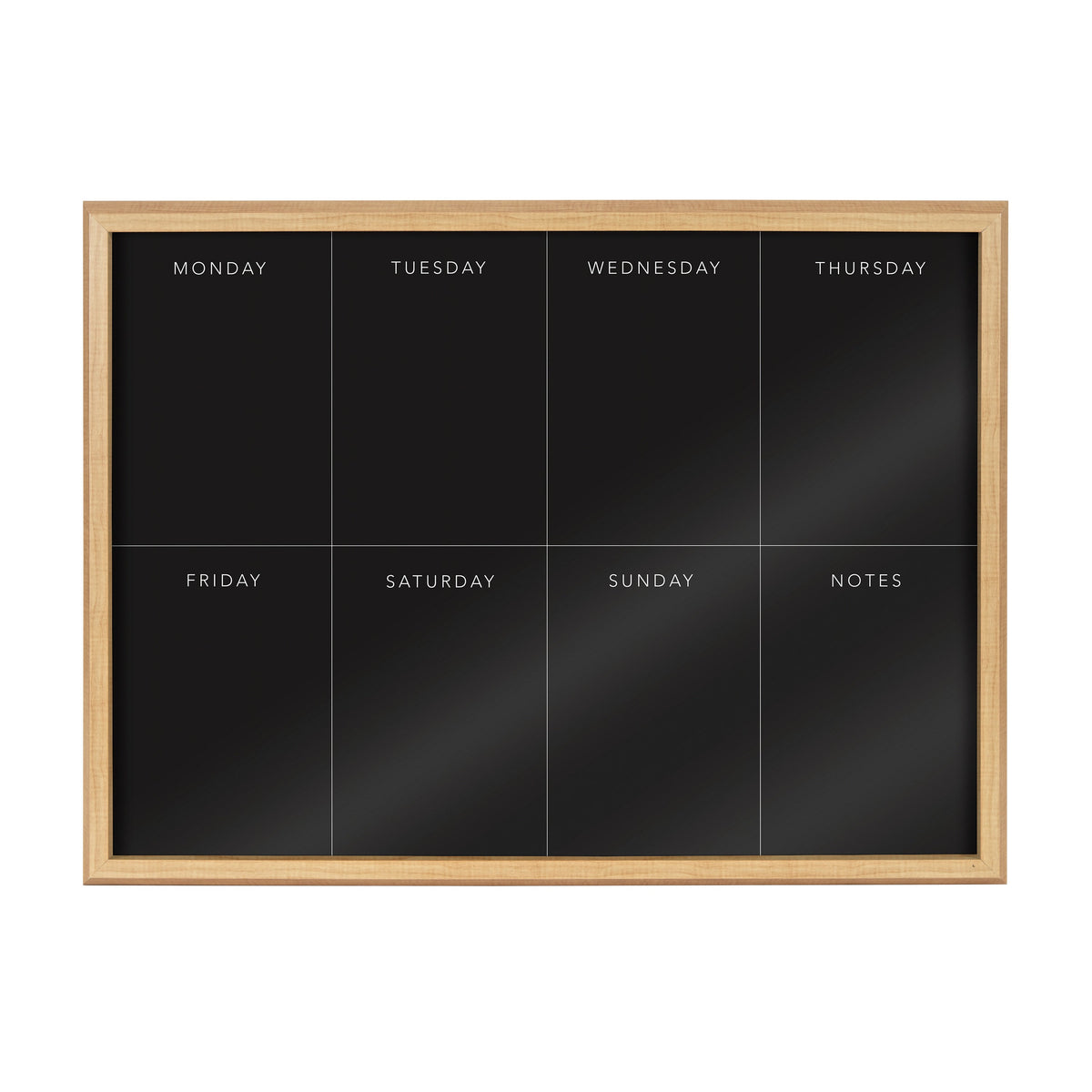 Blake This Week Black Framed Printed Glass by The Creative Bunch Studio