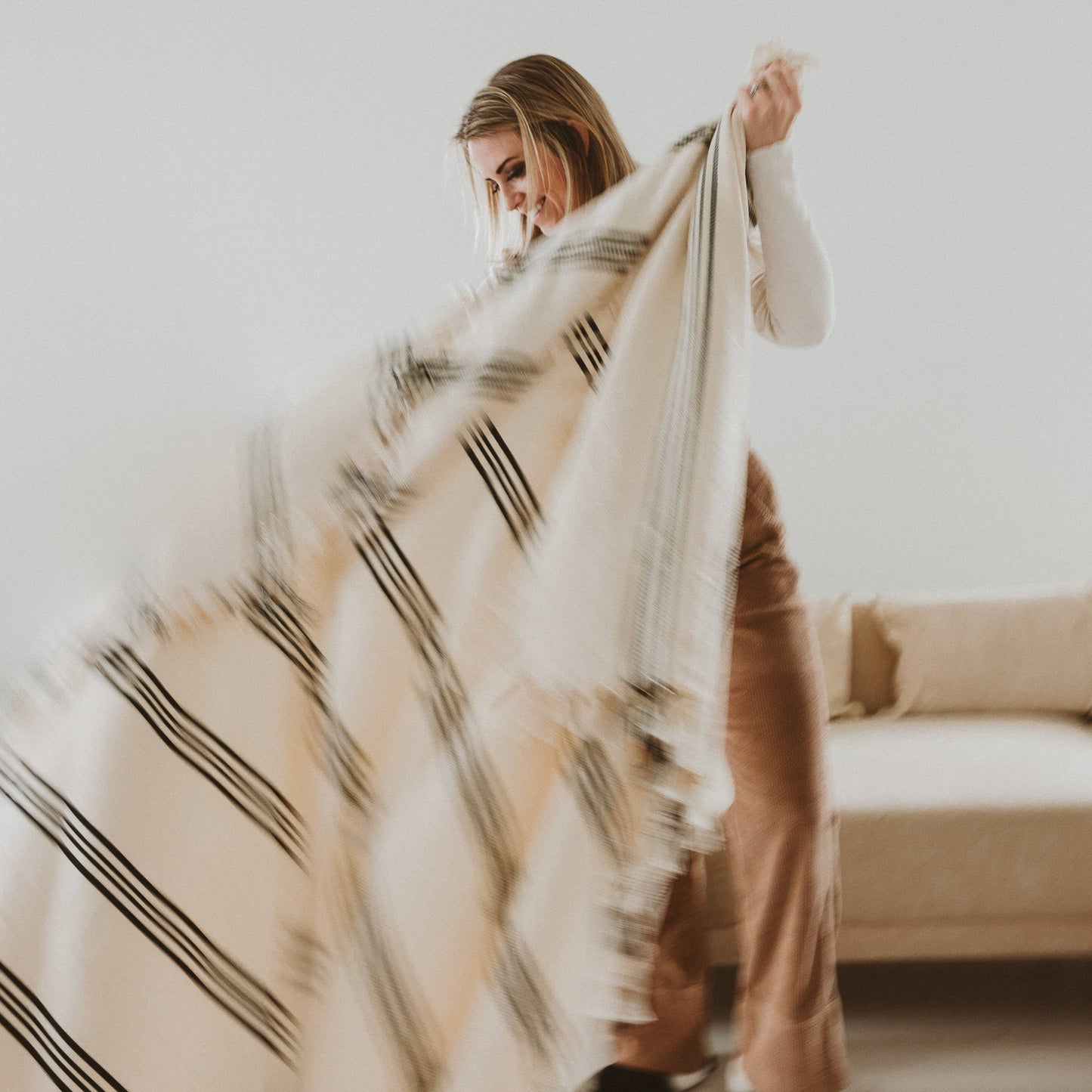 Turkish Cotton Throw Blanket