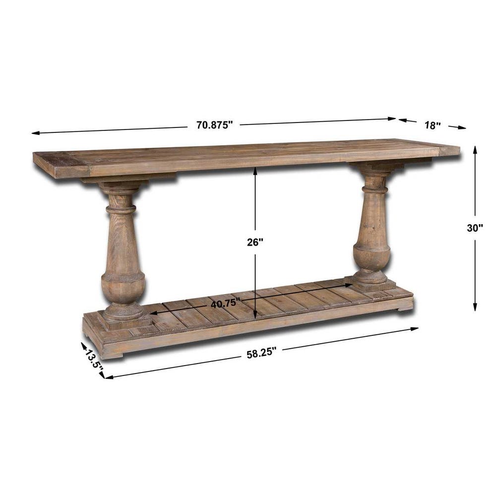 The Beaumont Reclaimed Fir Console Table