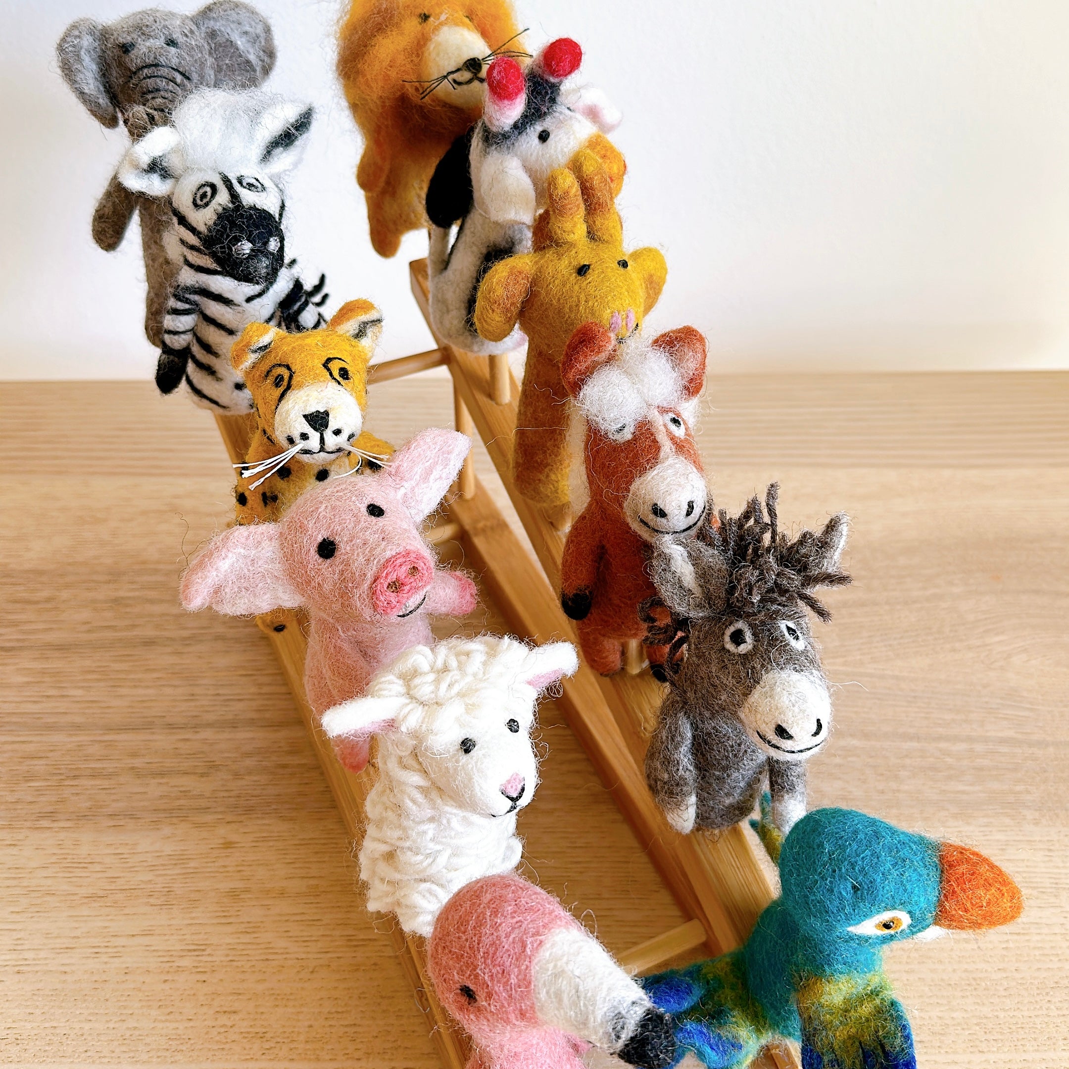 Get your own Wool Felt Finger Puppet Set (12 pieces)