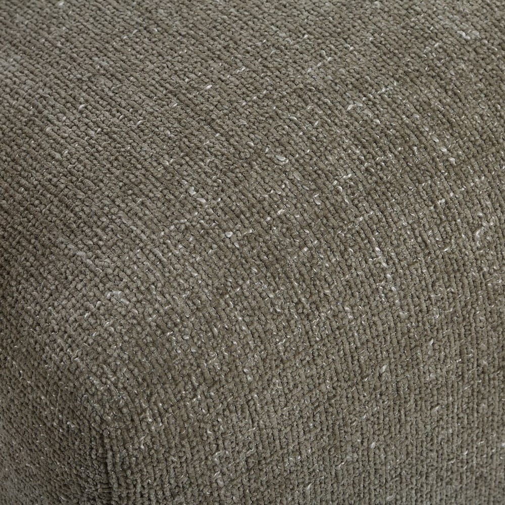 Herb Green Chenille Oak Accent Chair