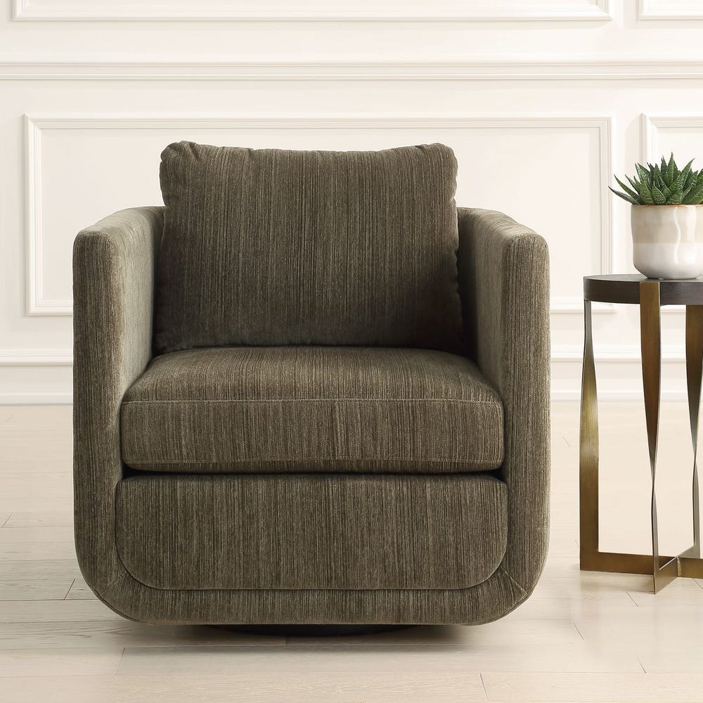 The Meadow Chenille Curved Sofa