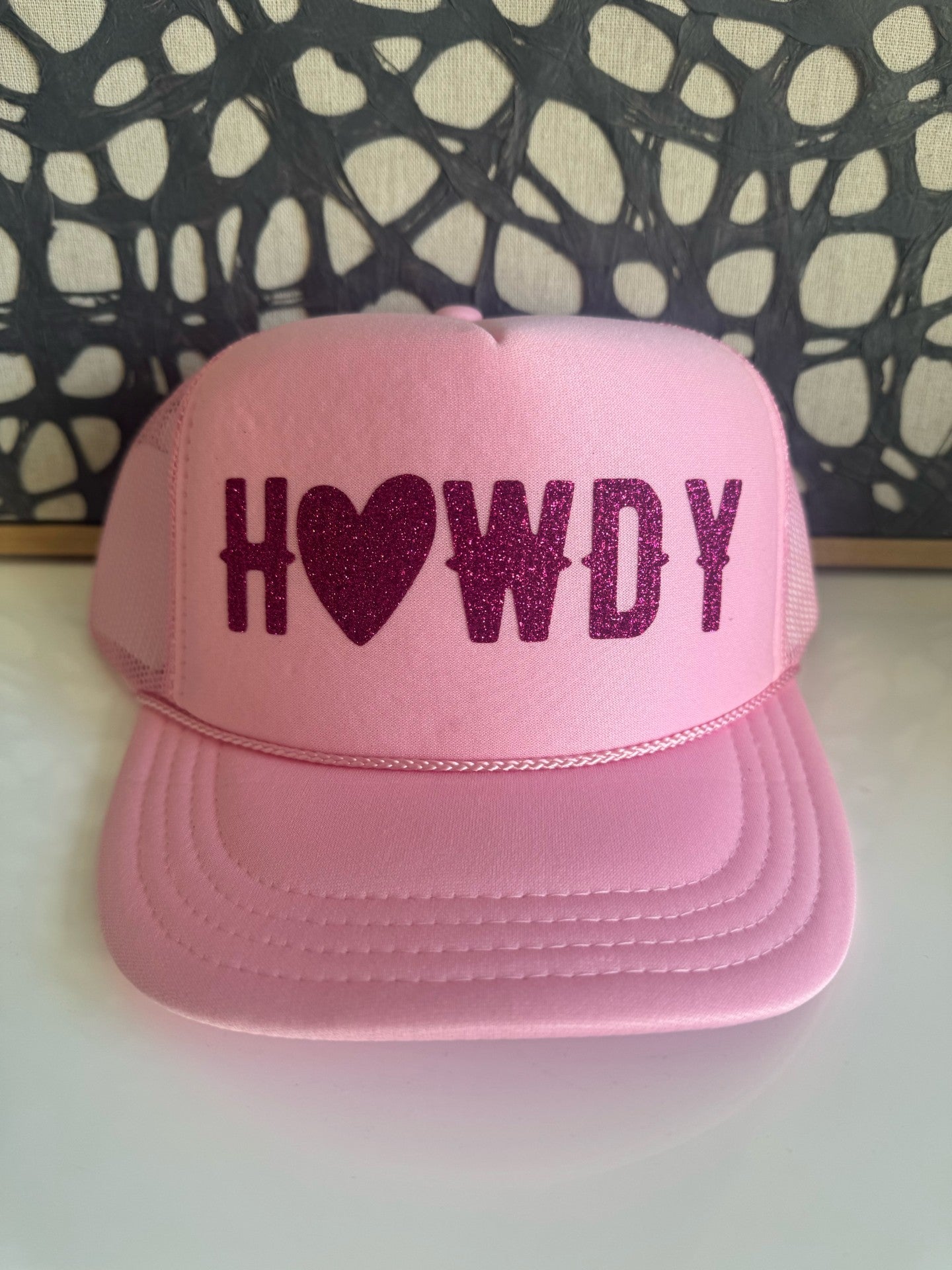 Youth Howdy - Pink Trucker Hat