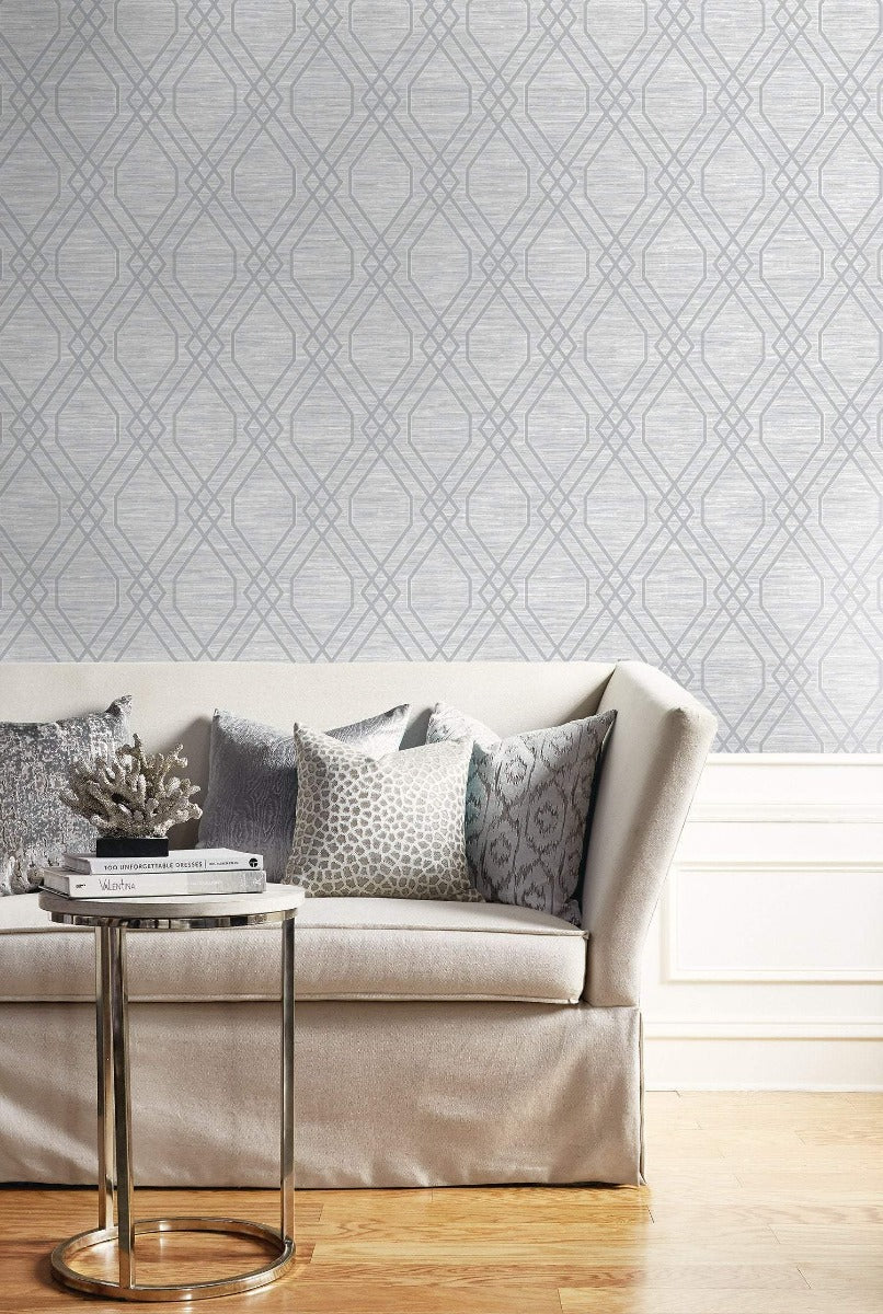 Casa Blanca 2 Eldon Diamond Lattice Geometric Unpasted Wallpaper