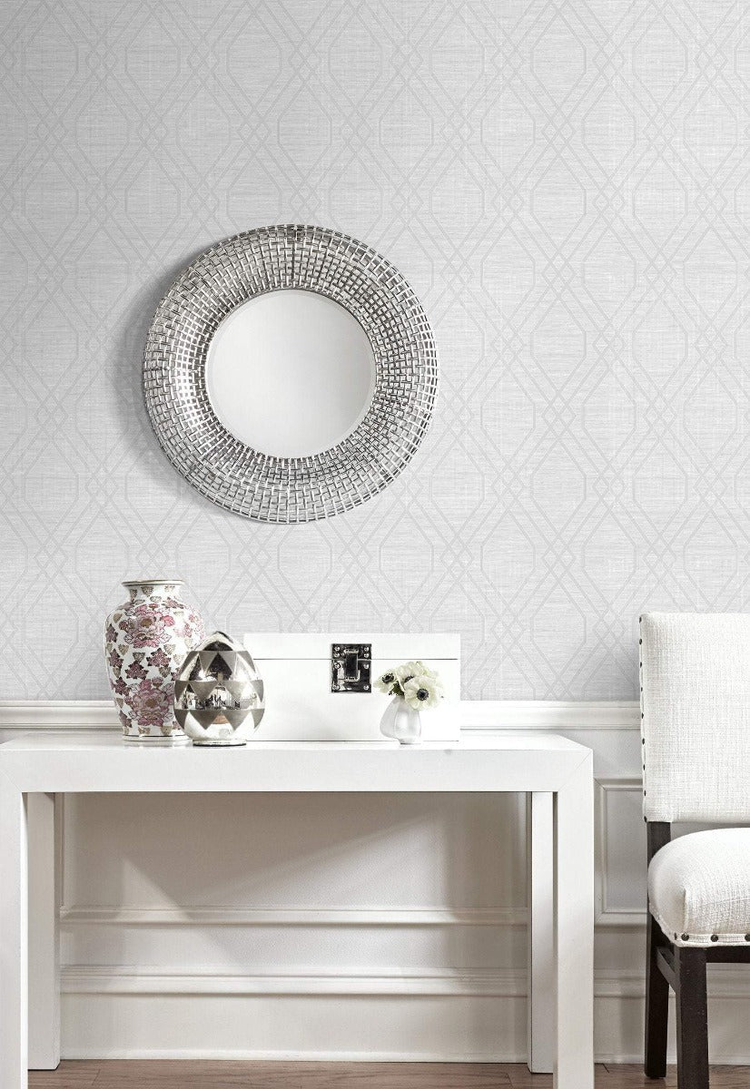 Casa Blanca 2 Galena Diamond Stringcloth Wallpaper