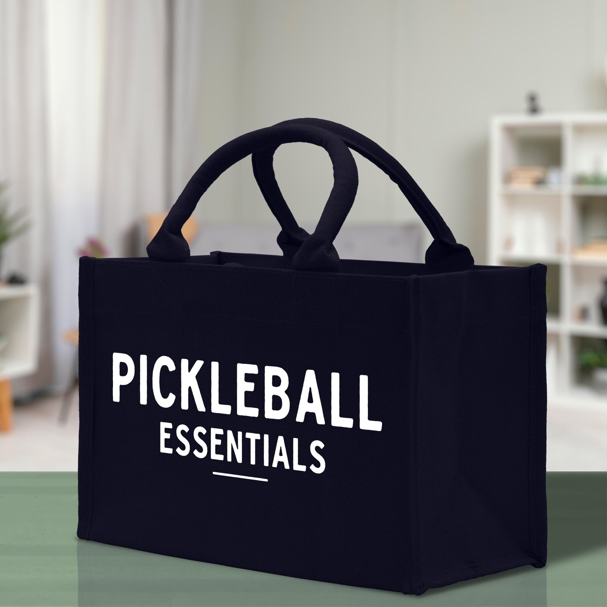 Pickleball Cotton Canvas Tote Bag Pickleball Party Favors Pickleball Player Gift Bag Pickleball Lovers Gift Bag Pickleball Gift Idea