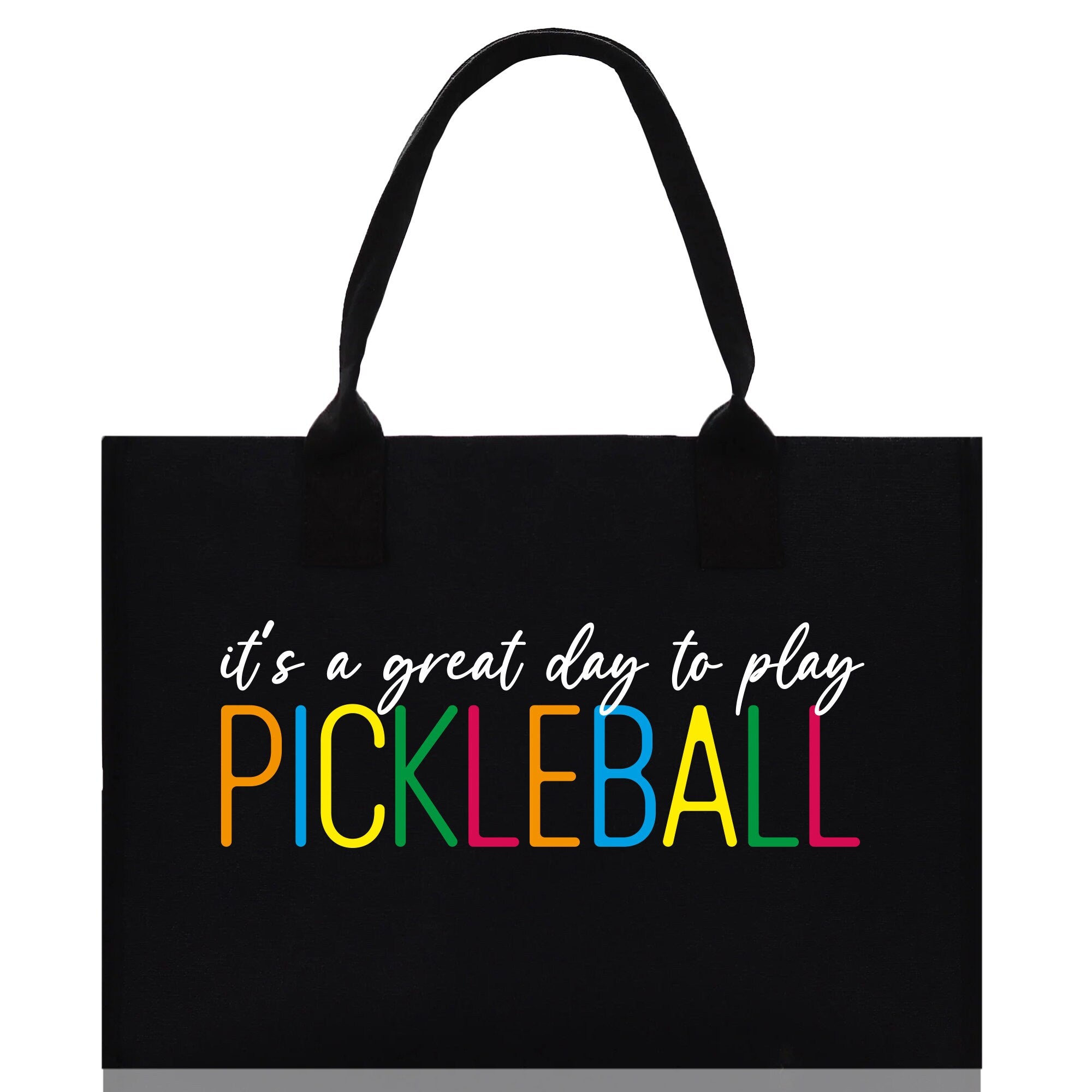 Pickleball Cotton Canvas Tote Bag Pickleball Party Favors Pickleball Player Gift Bag Pickleball Lovers Gift Bag Pickleball Gift Idea