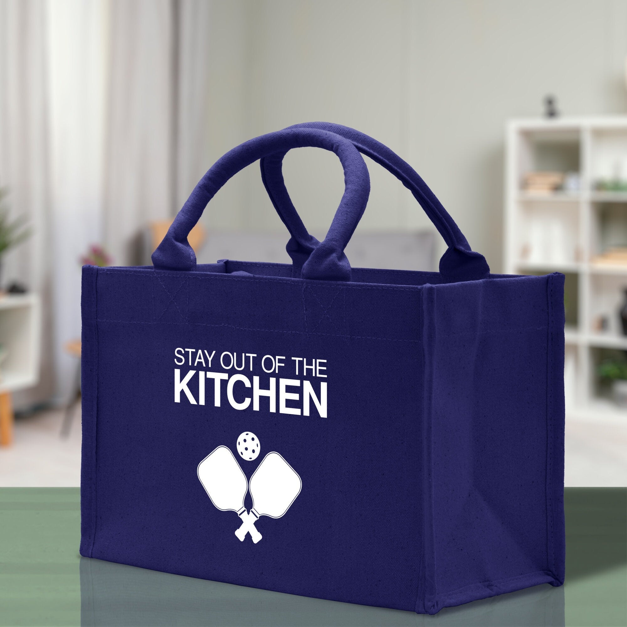 Pickleball Tote Bag Personalized Pickleball Party Favors Custom Pickleball Player Gift Pickleball Cotton Canvas Tote Bag