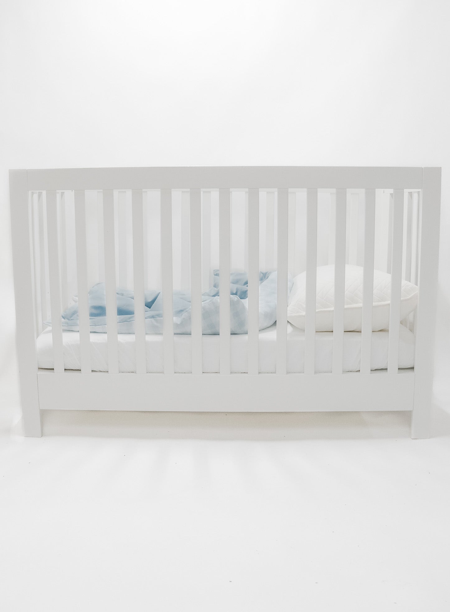 Marine Checkered Quilted Blanket