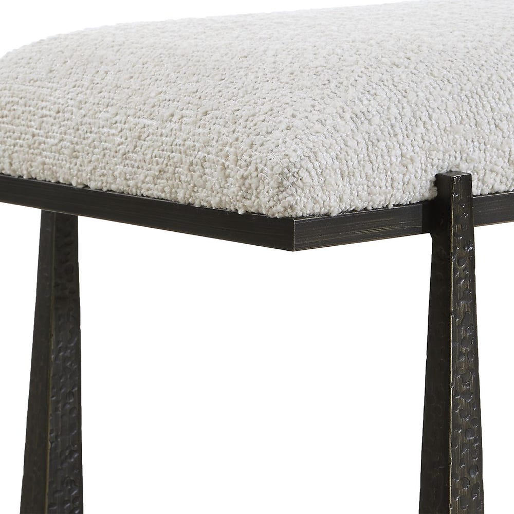 The Aurelia Antique Upholstered Bench