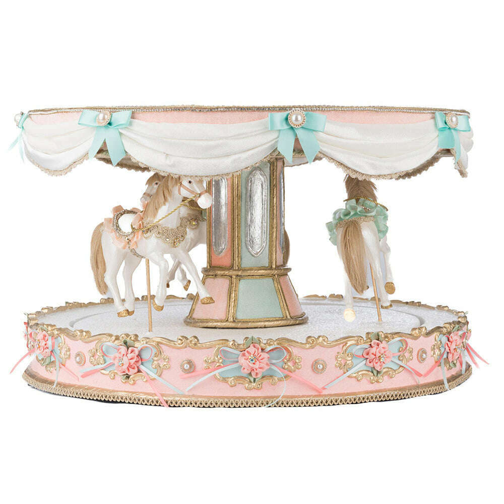 Joyeux Noel Carousel Server | Christmas Decor | Katherine's Collection