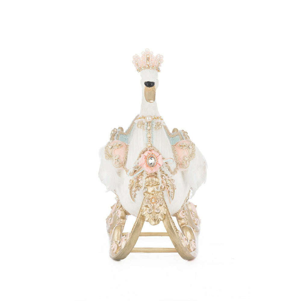 Joyeux Noel Swan Sleigh | Christmas Decor | Katherine's Collection