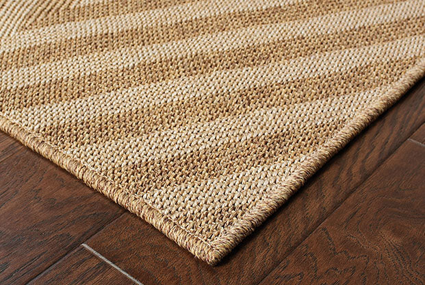 Karavia Indoor / Outdoor Rug Brown, Beige