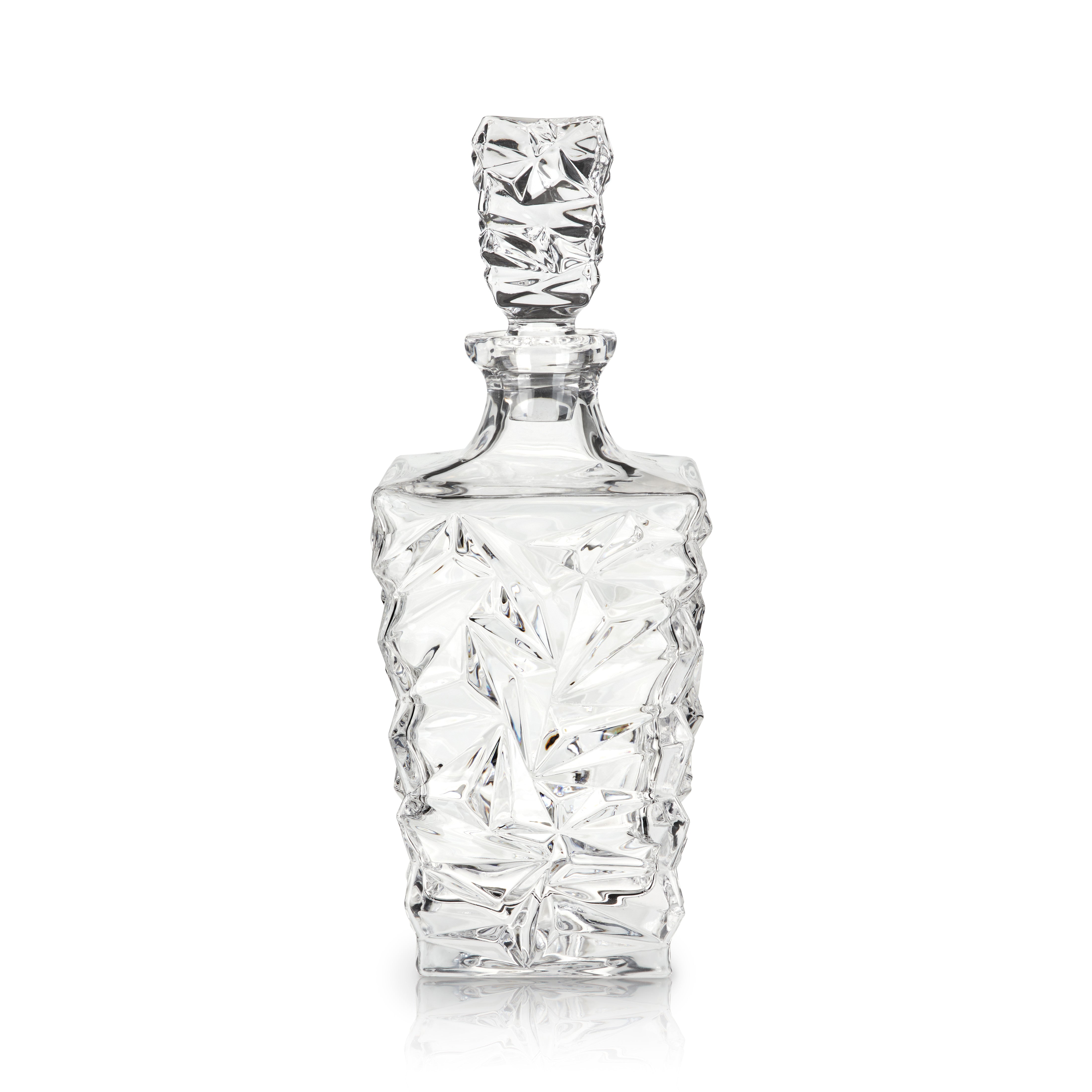 Prism Crystal Whiskey Decanter